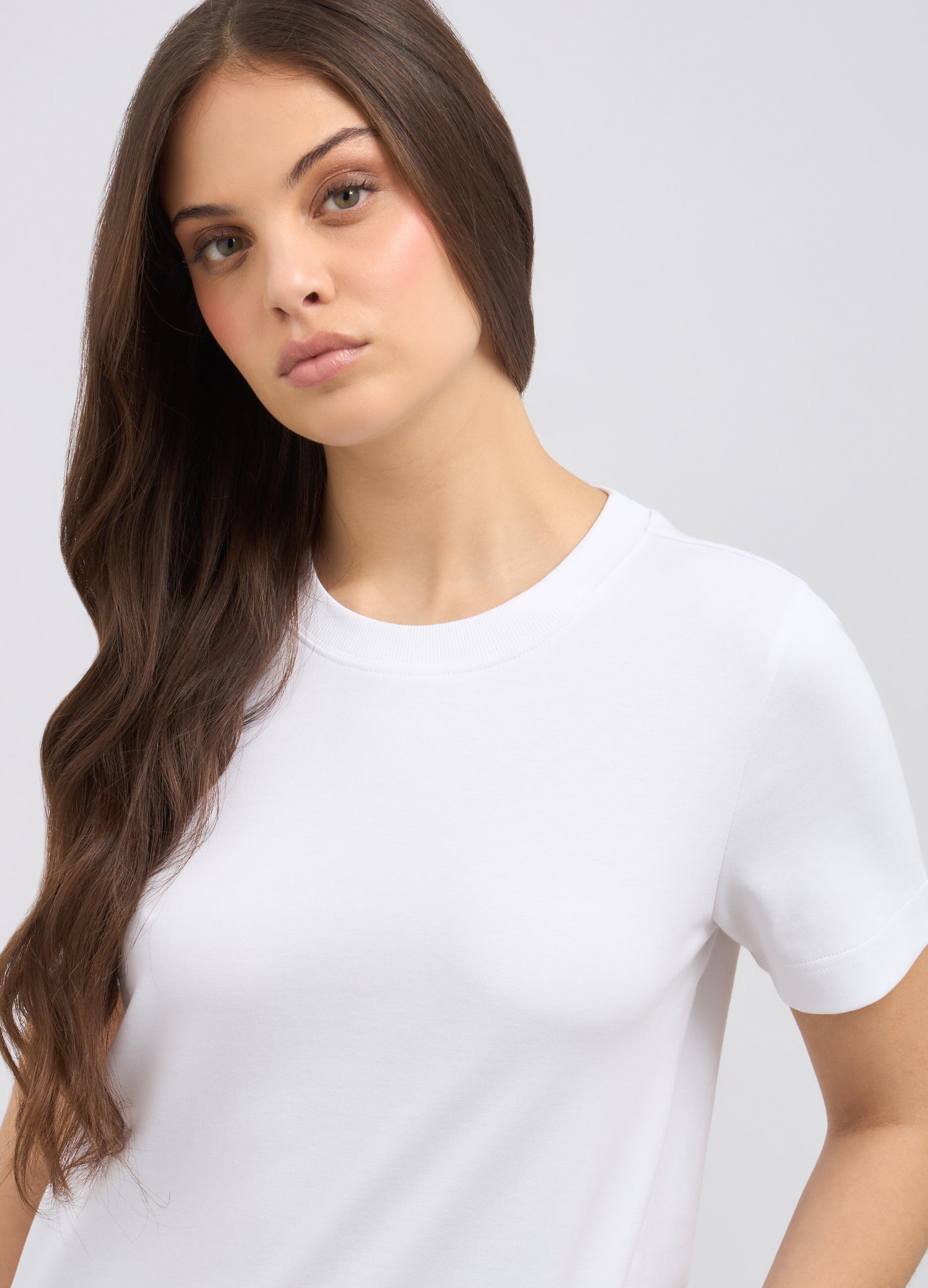 T-shirt in puro cotone donna_2