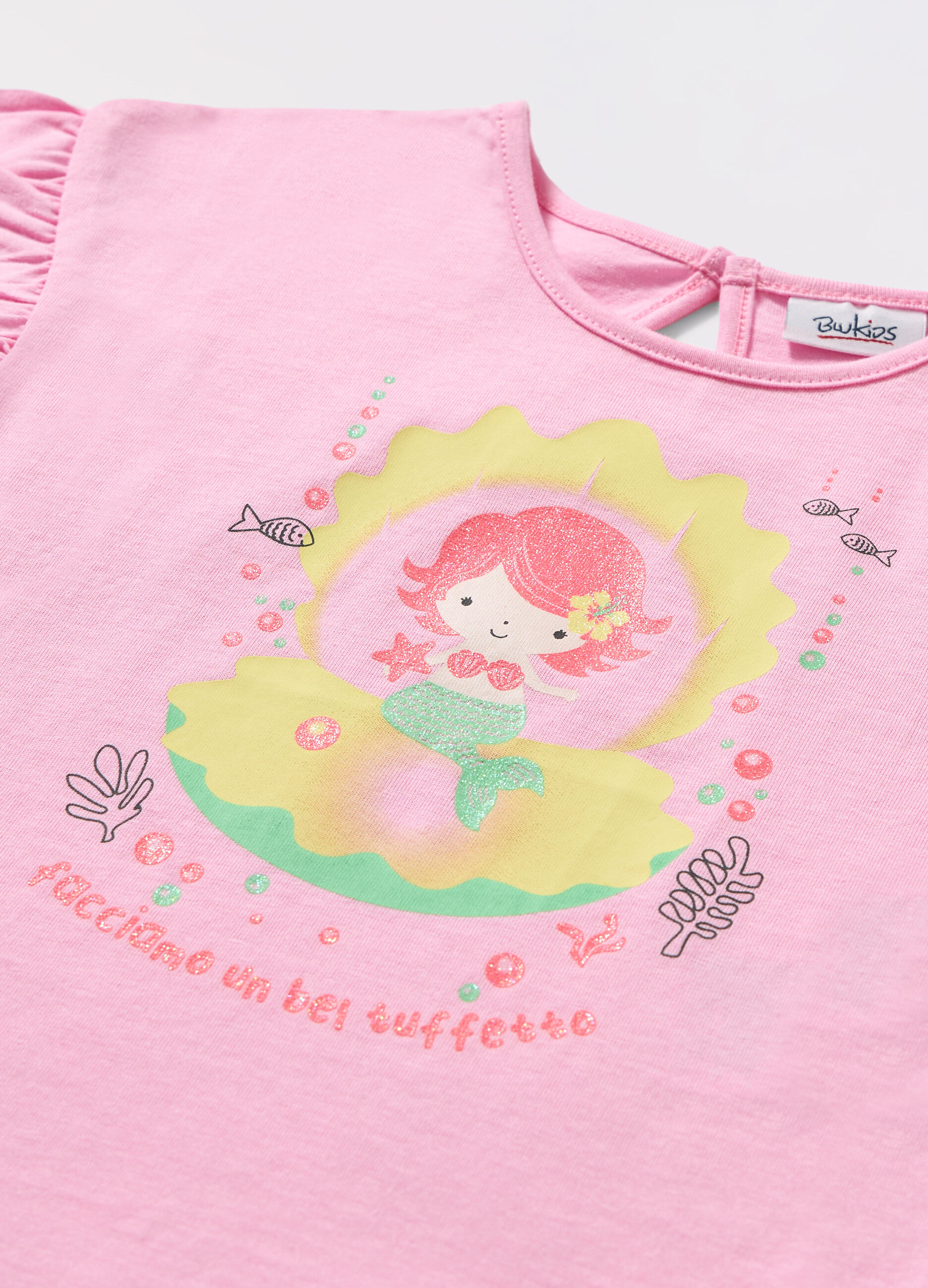 T-shirt in jersey di puro cotone neonata_1
