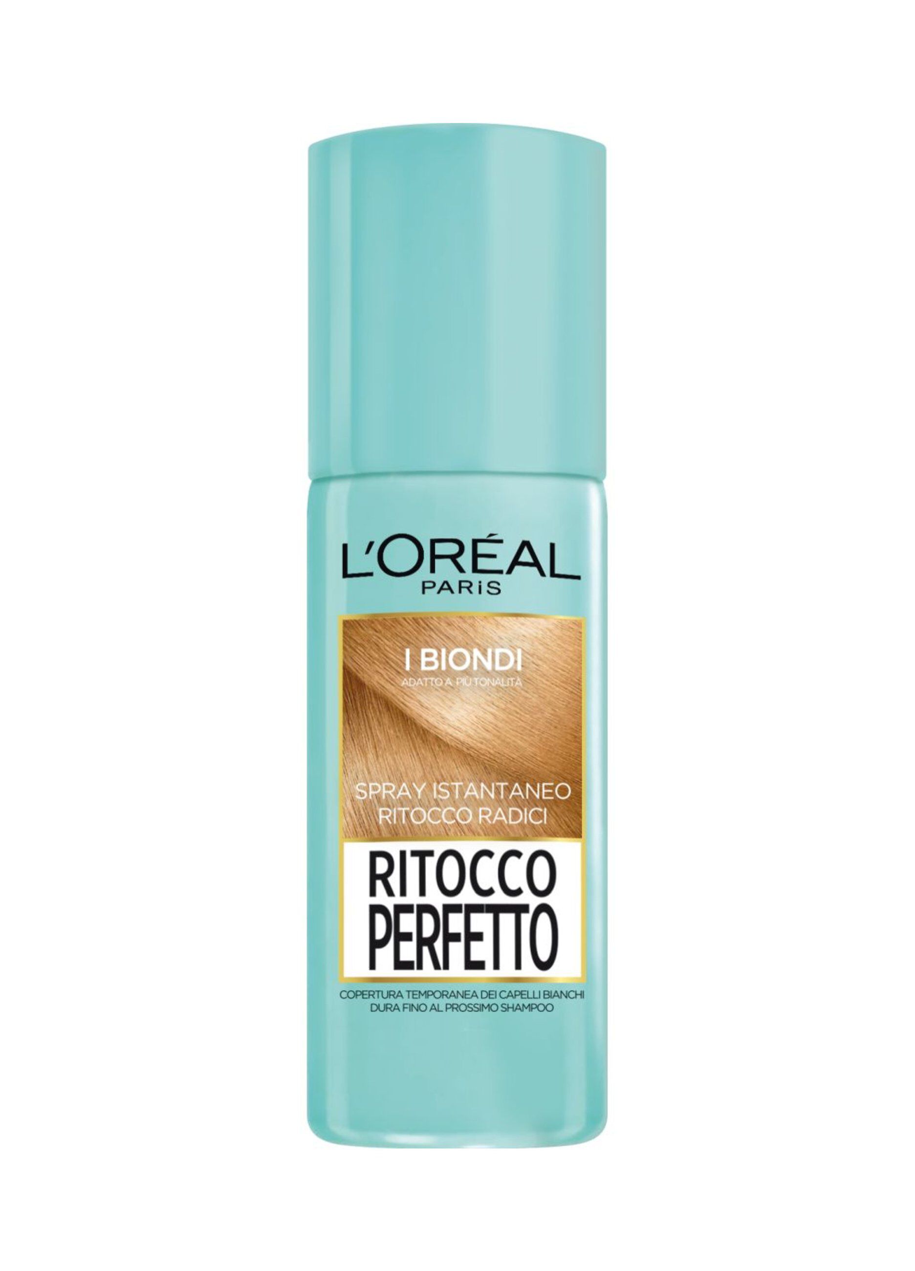 L'Oréal Paris Ritocco Perfetto, Spray Istantaneo Correttore per Radici e Capelli Bianchi, Colore: Biondo, 75 ml._0