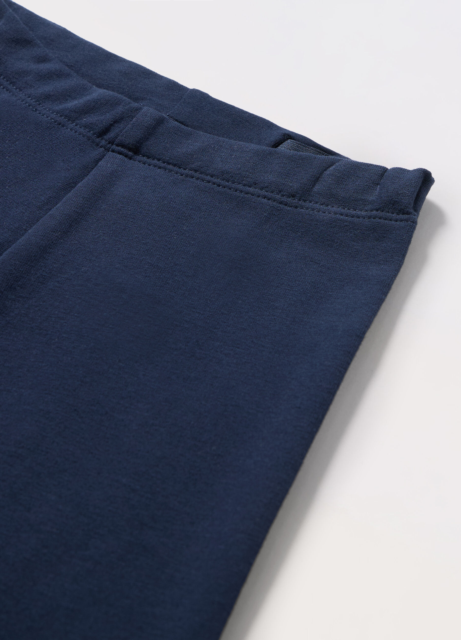 Leggings in french terry di puro cotone bambina_1