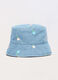 Cappello da pescatore in denim di puro cotone neonata_0