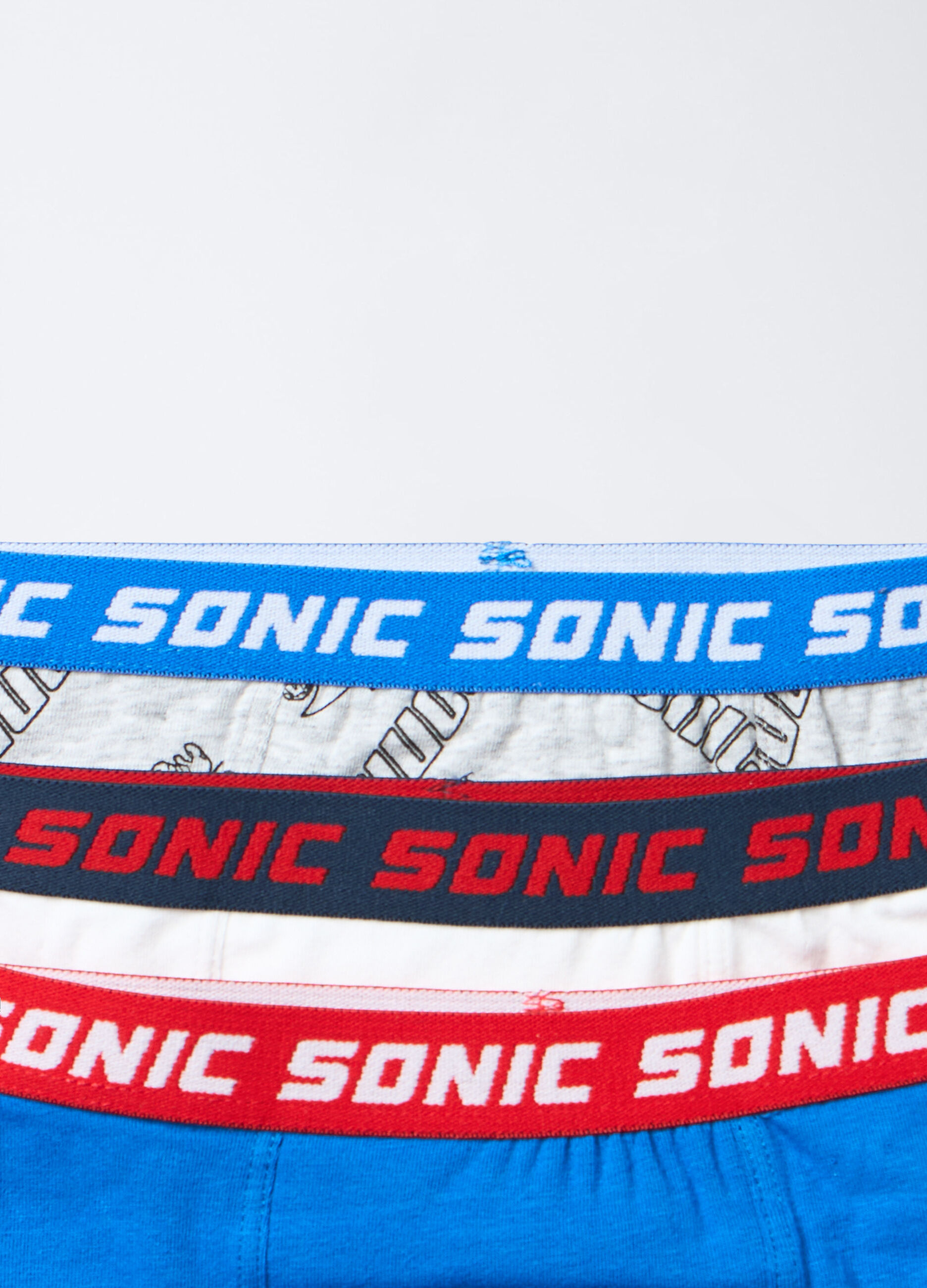 Pack 3 boxer Sonic in jersey di cotone stretch bambino_3