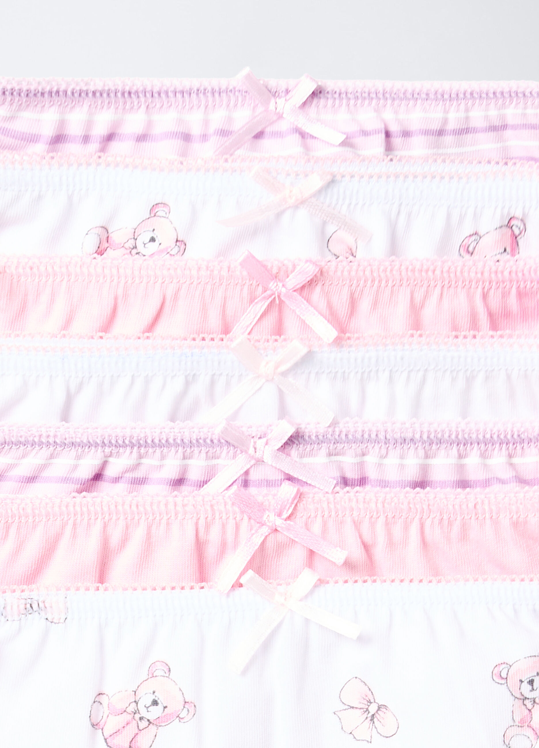 Pack 7 slip in jersey di puro cotone bambina_3