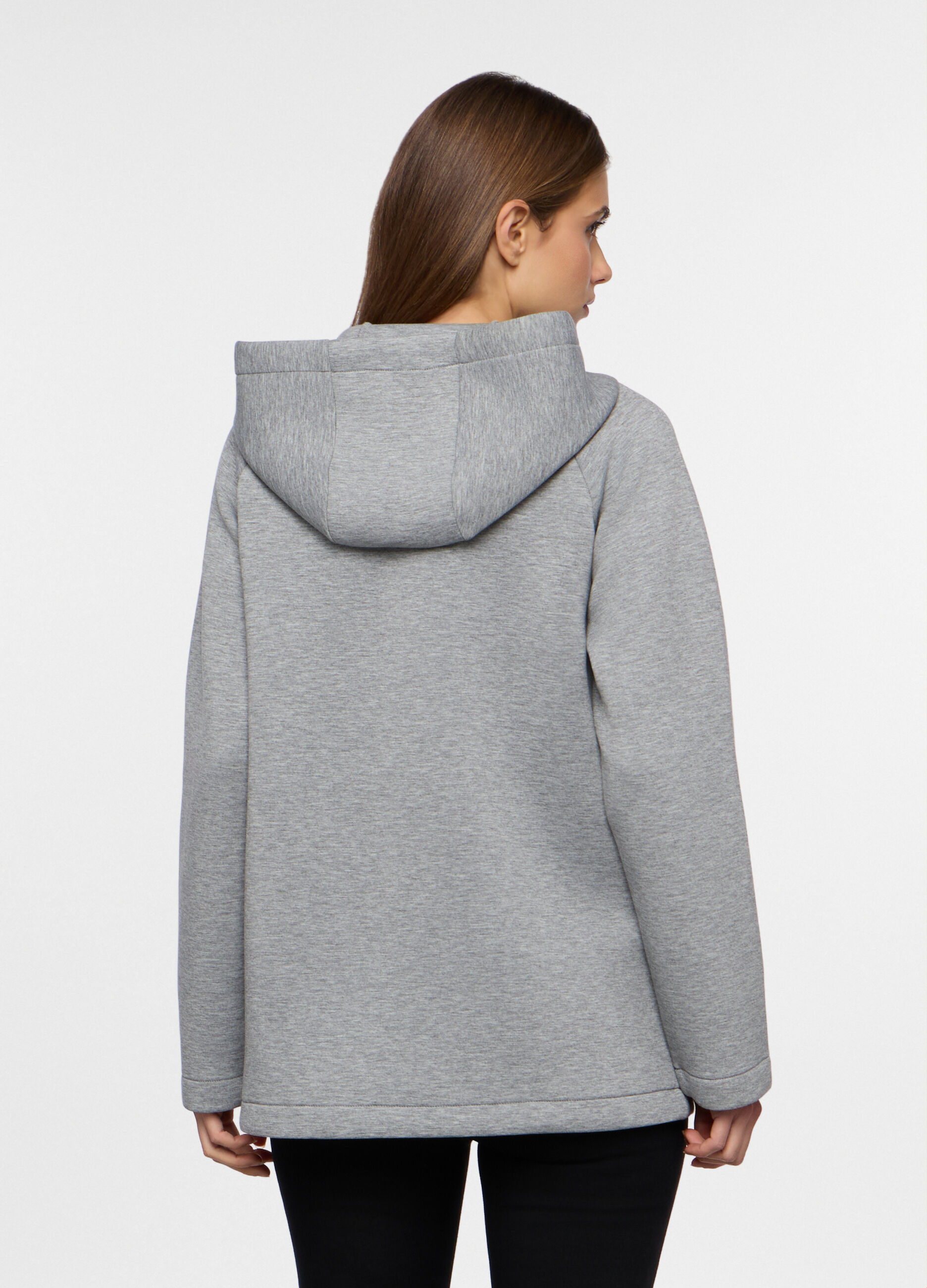 Cappotto in neoprene misto viscosa donna