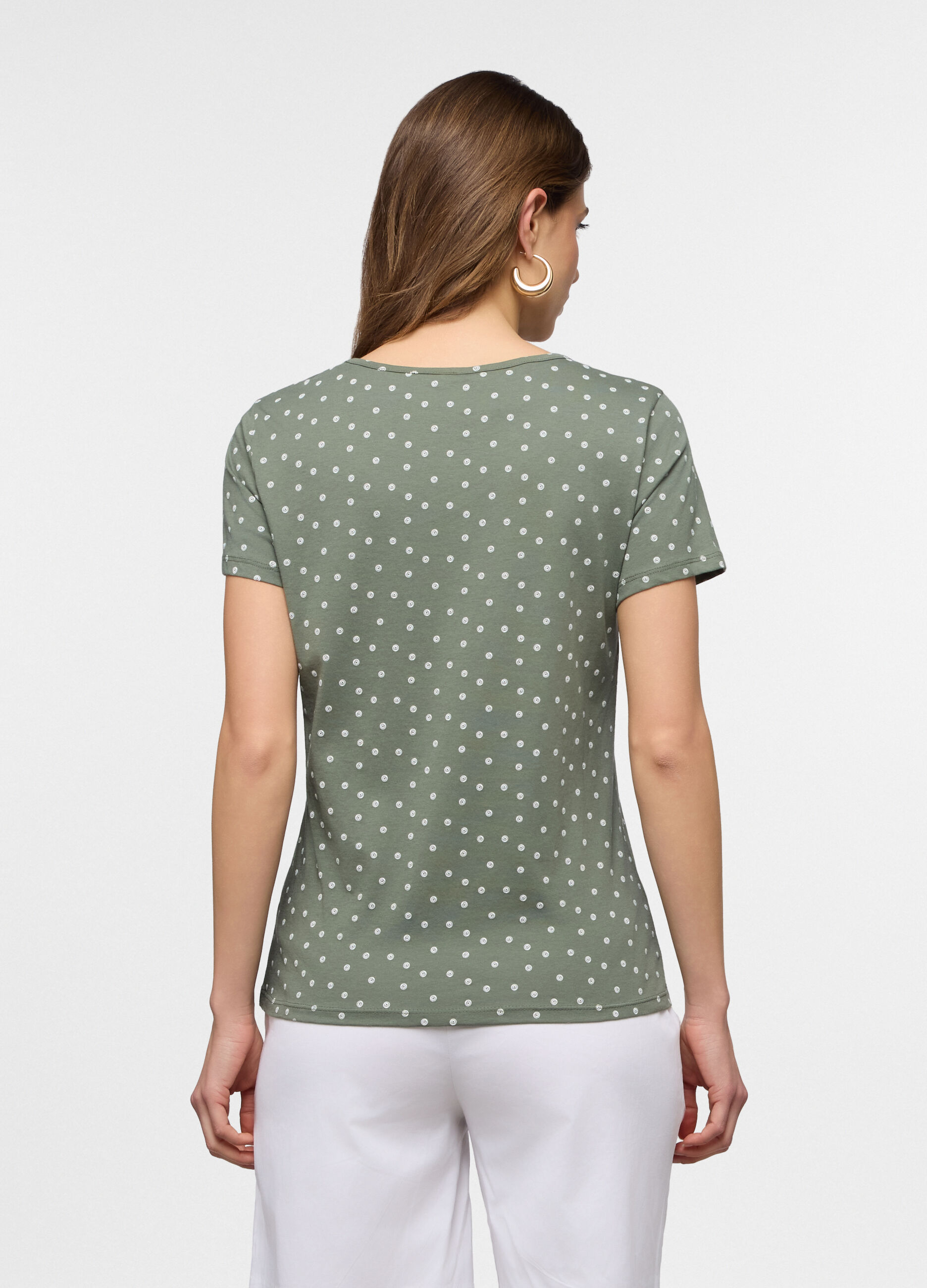 T-shirt girocollo donna_1