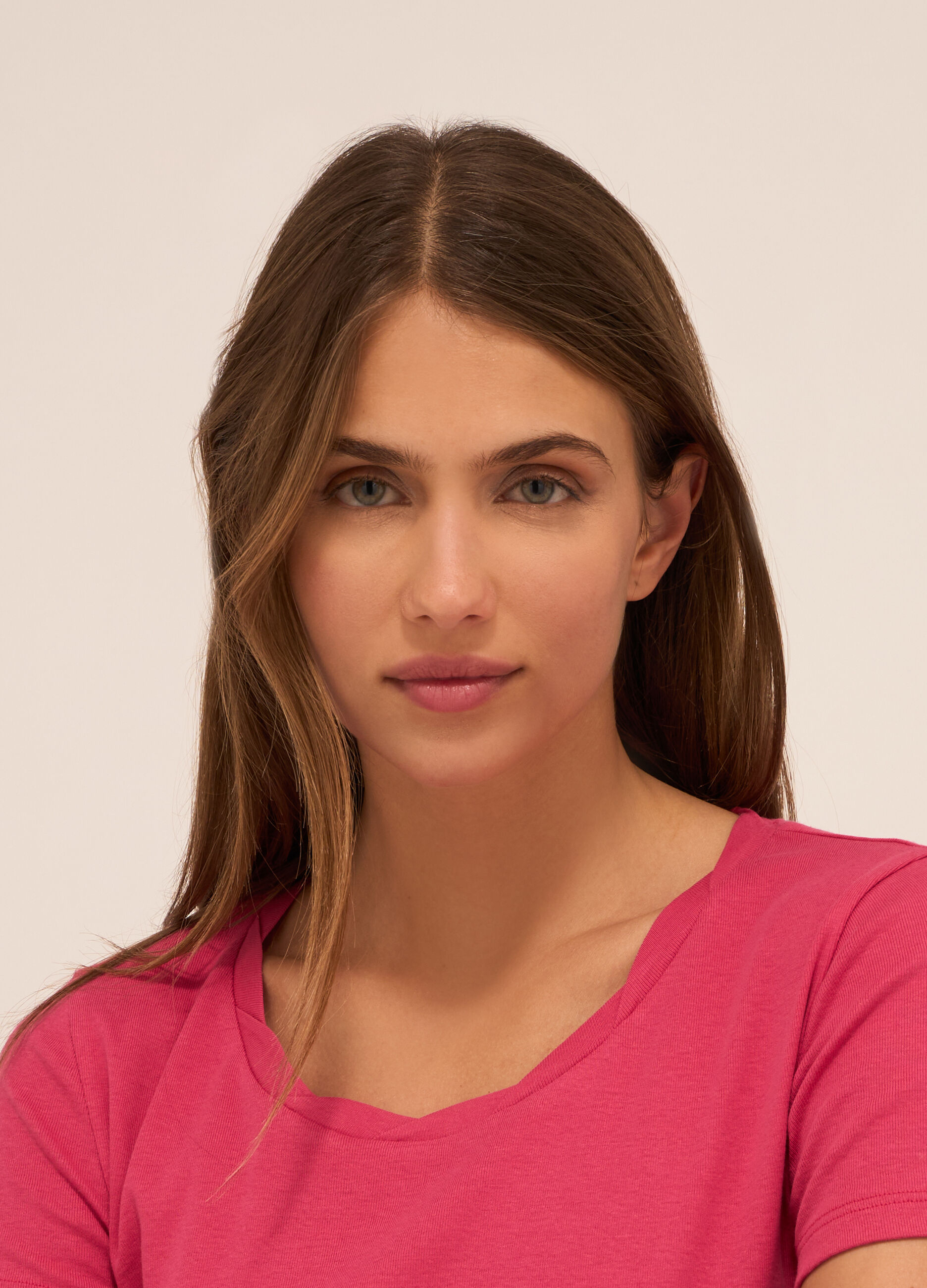 T-shirt in puro cotone donna_2