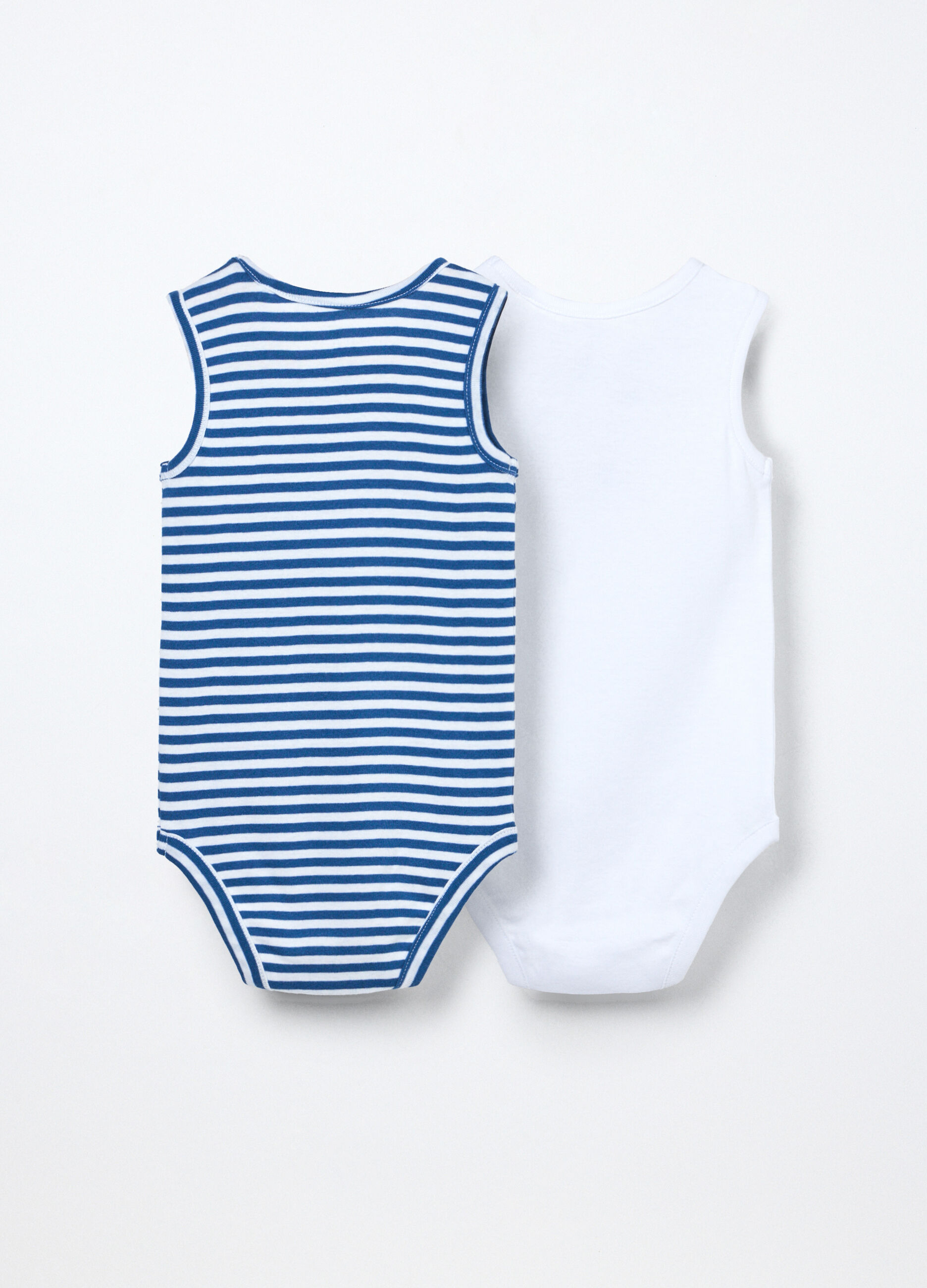 Pack 2 body in puro cotone neonato_1