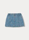 Gonna in denim di puro cotone bimba_1