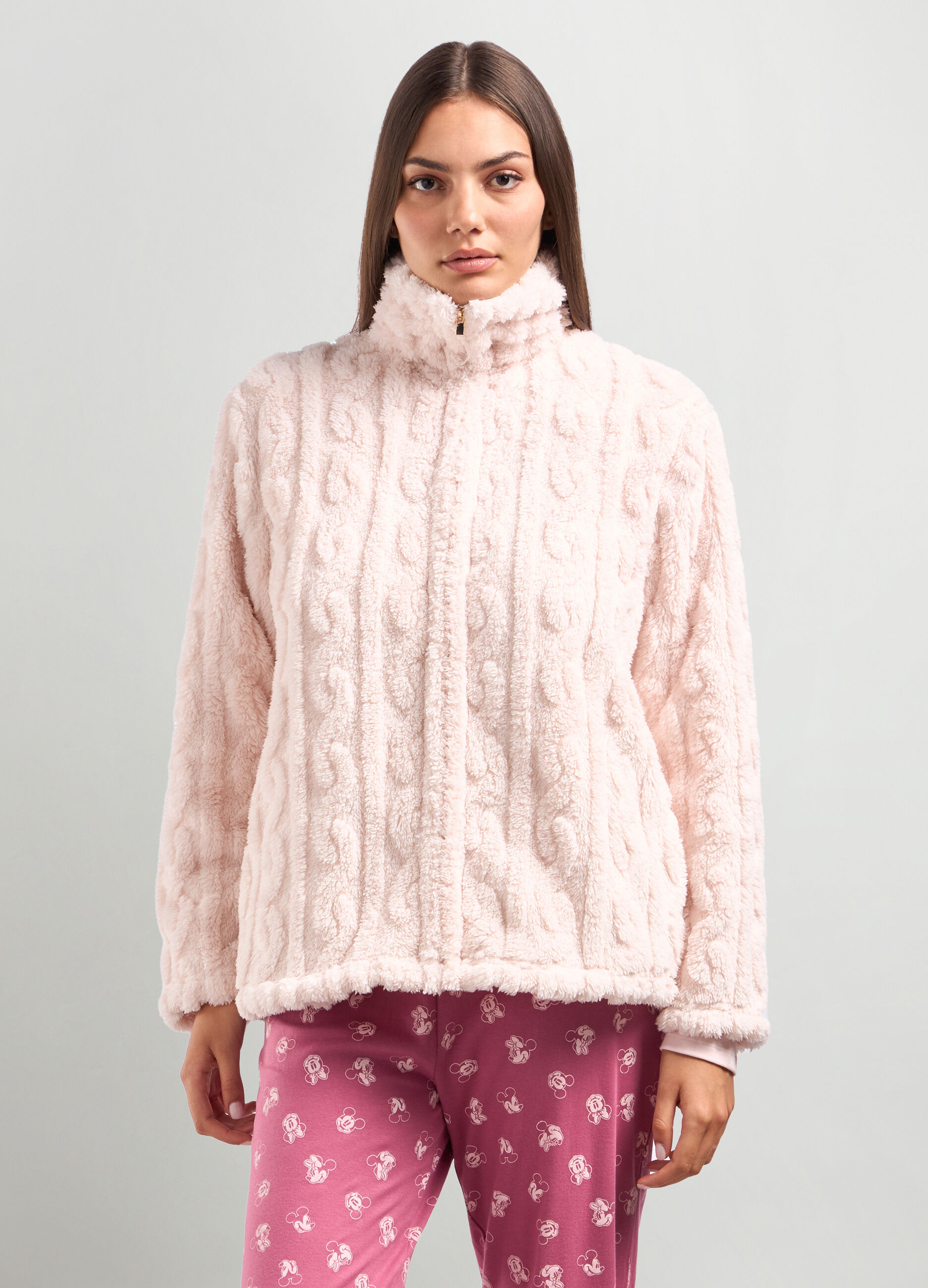 Vestaglia in coral fleece donna_0