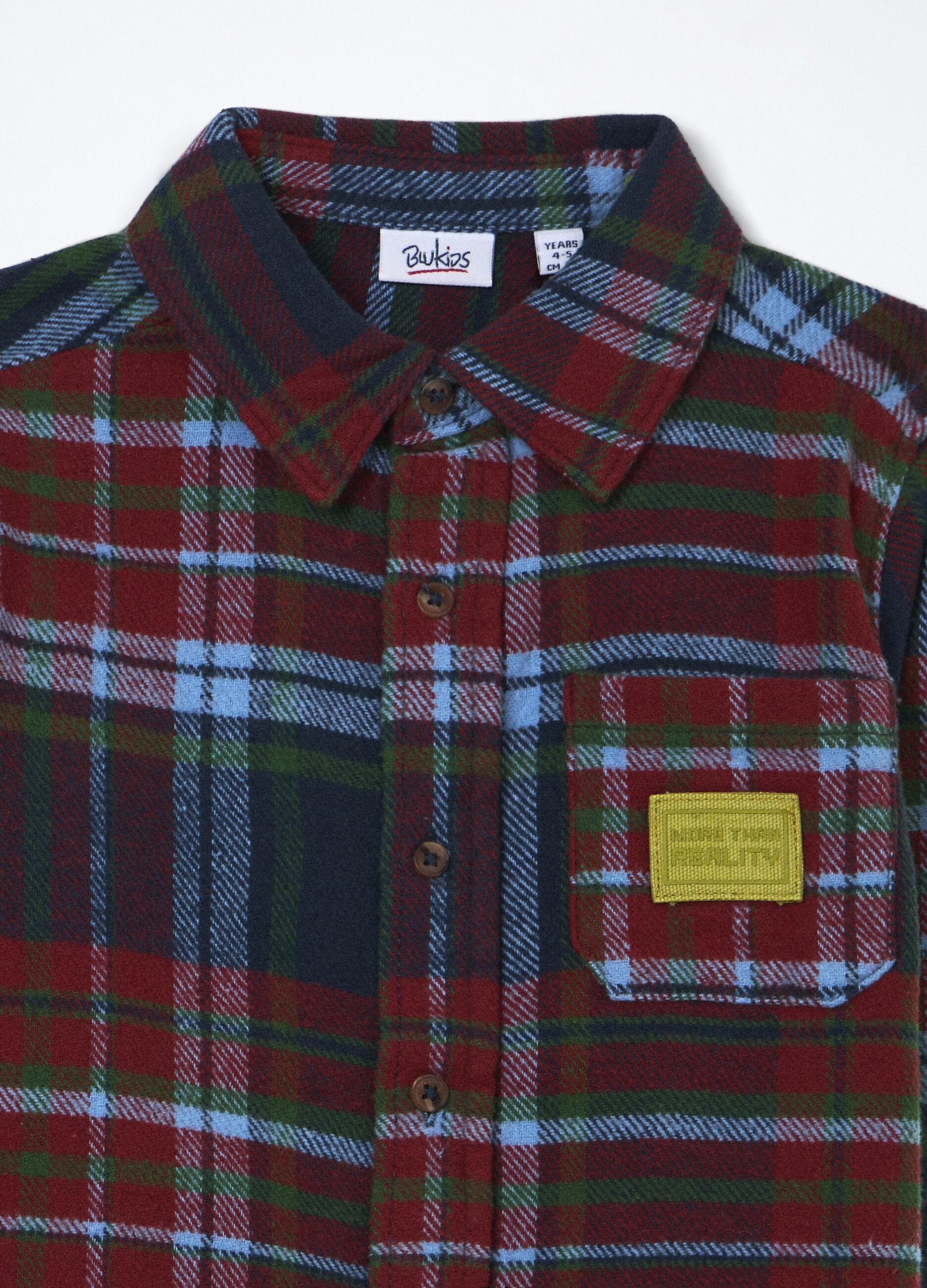 Camicia in flanella di puro cotone bambino_2