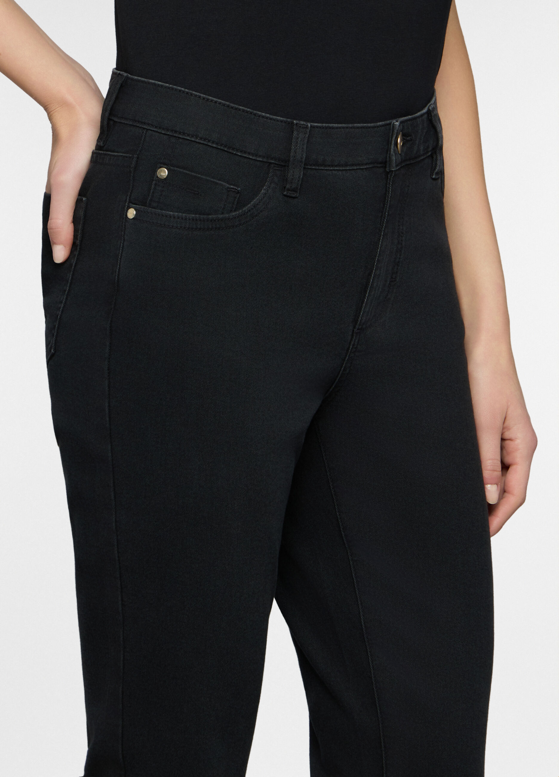 5 Tasche fit Straight in cotone stretch donna_2