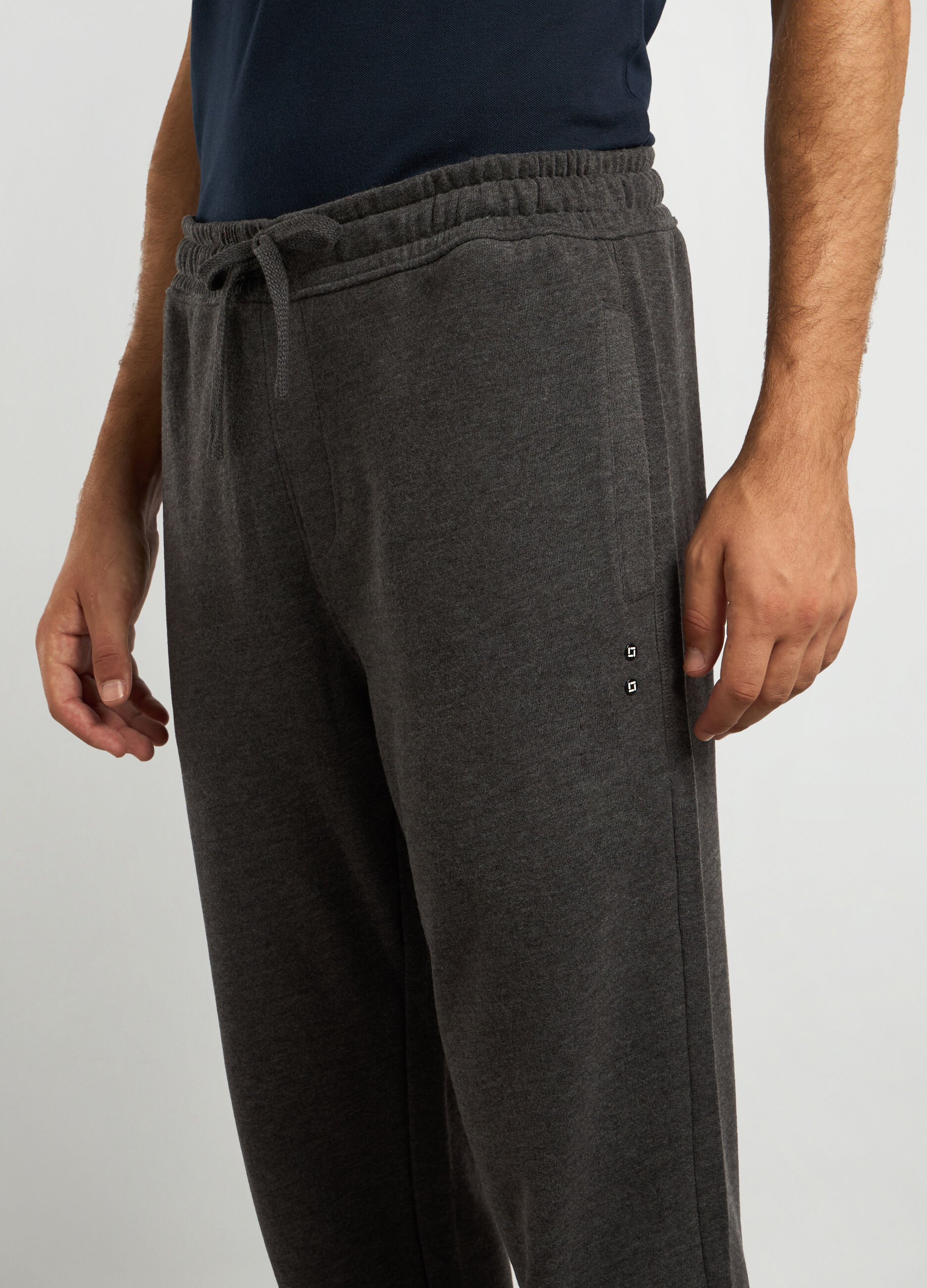 Joggers in felpa misto cotone uomo_2
