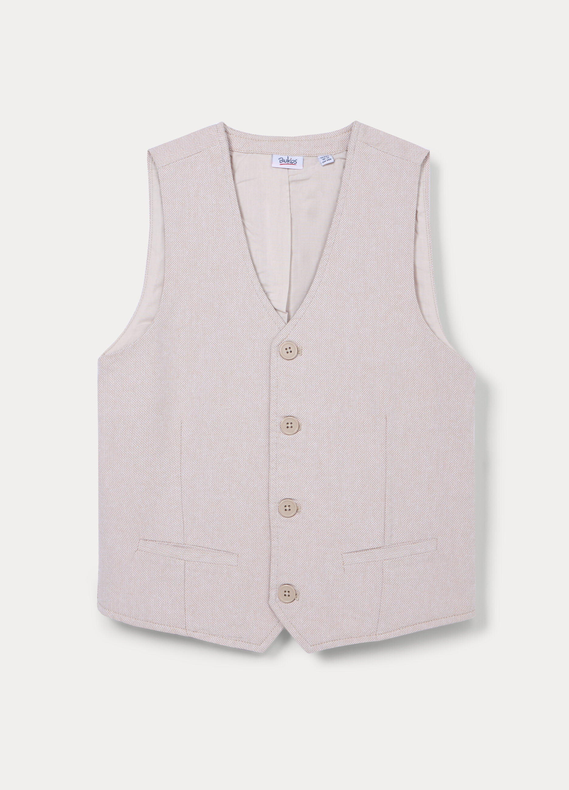 Gilet in puro cotone ragazzo_0