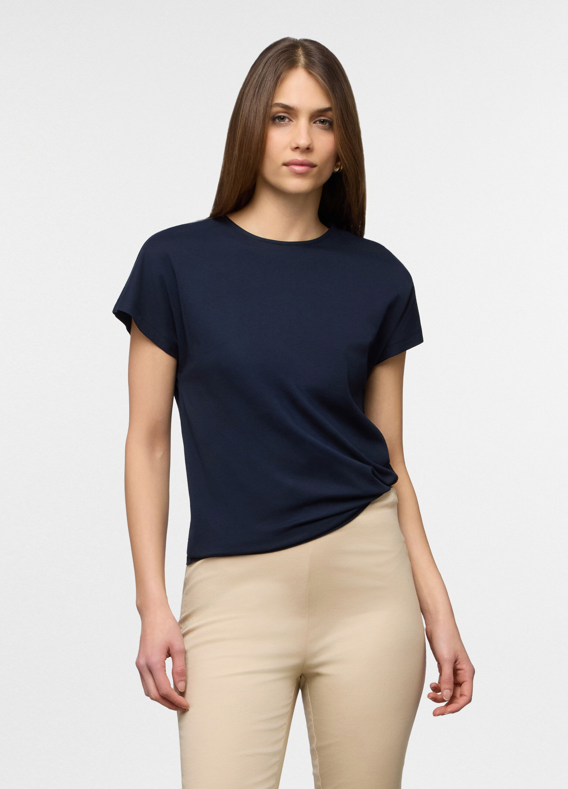 T-shirt girocollo donna_0