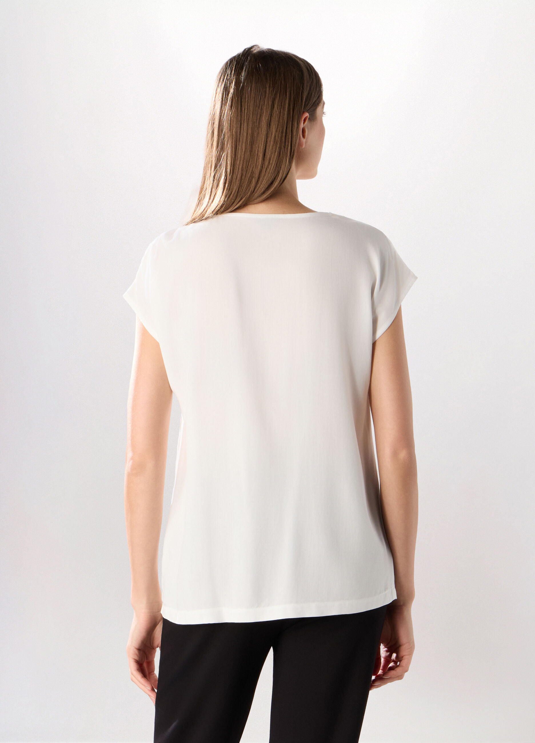 Blusa a maniche corte donna_1