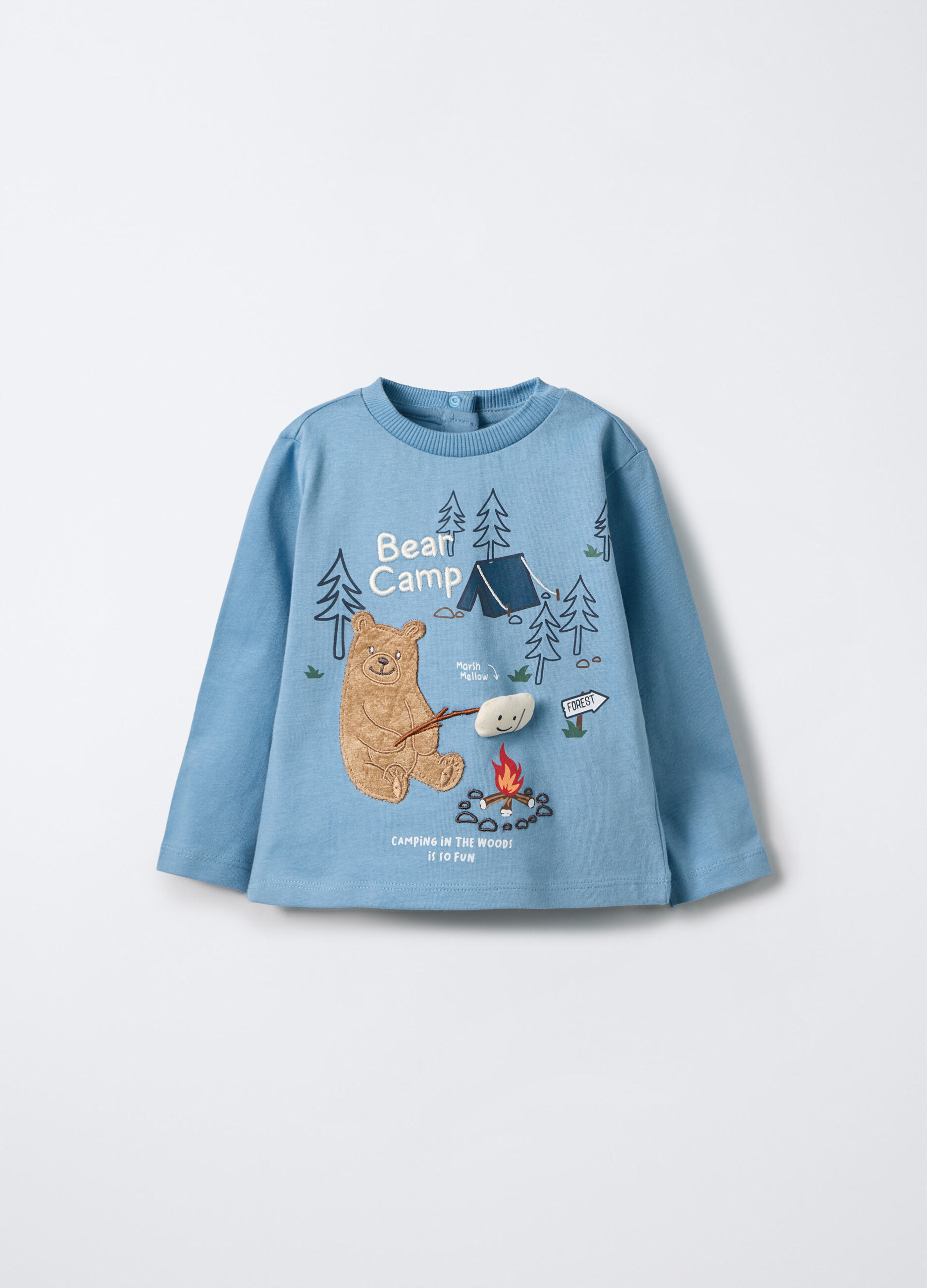 T-shirt in jersey di puro cotone bimbo_0