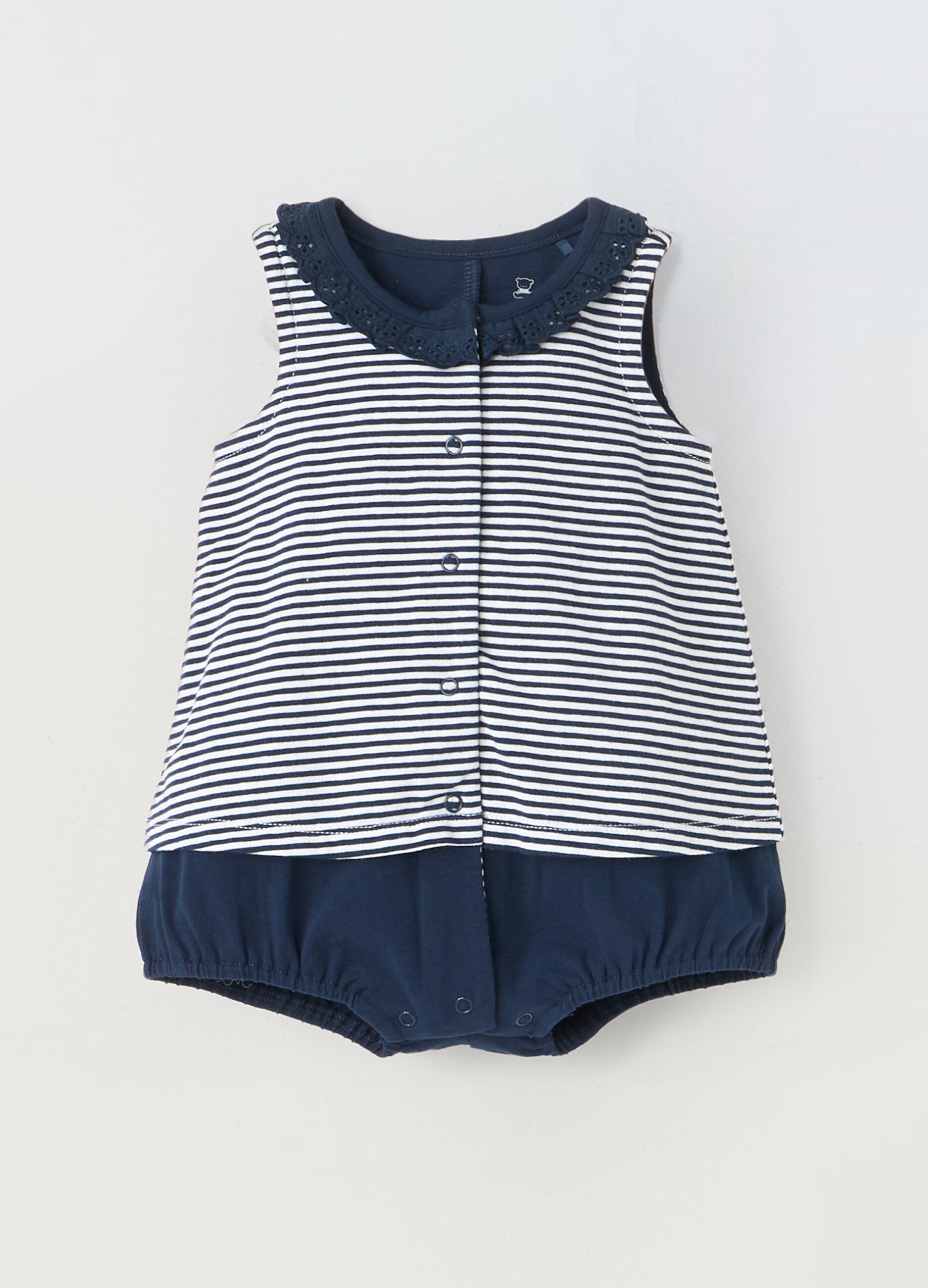 Pagliaccetto in cotone stretch neonata_0