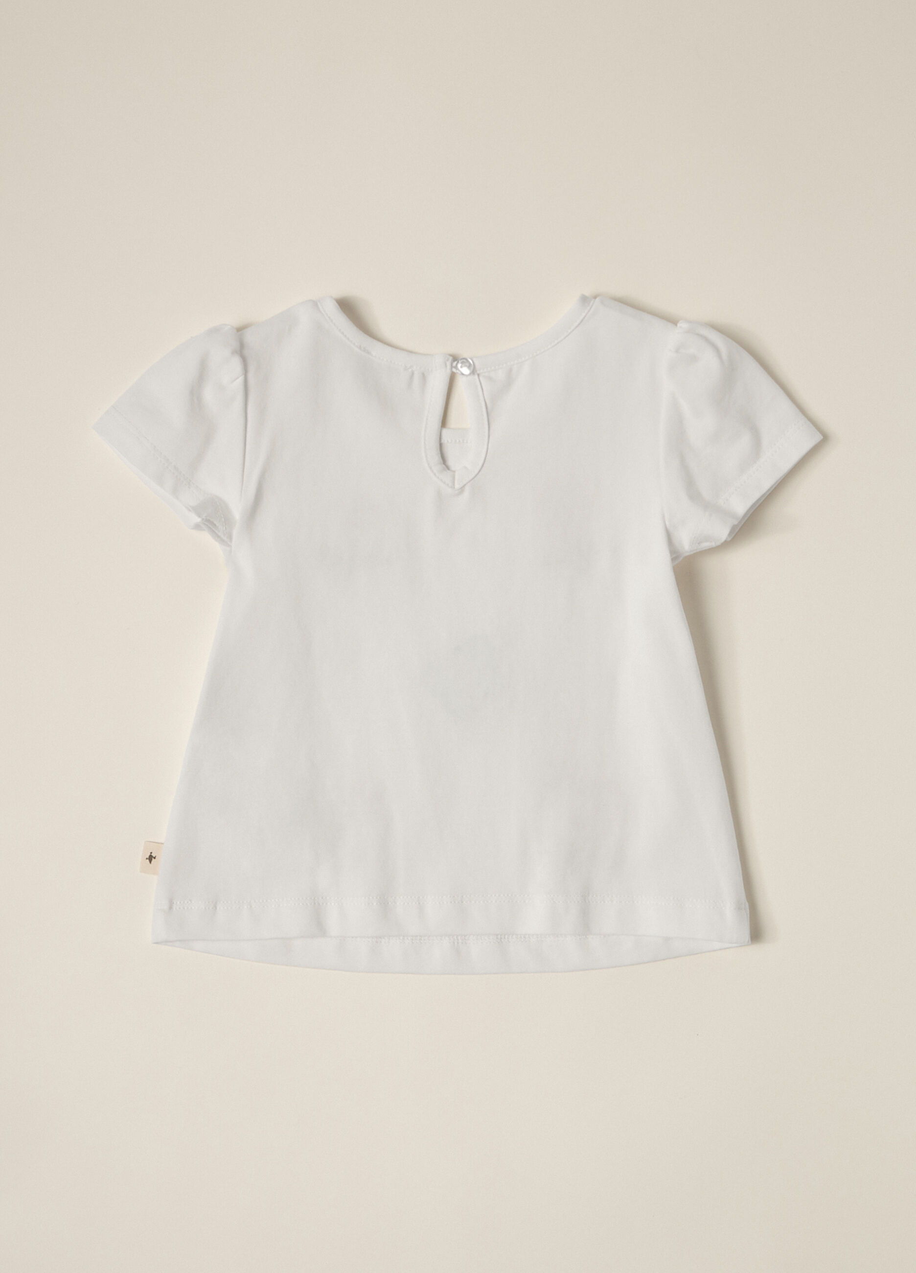 T-shirt in cotone stretch IANA neonata_2