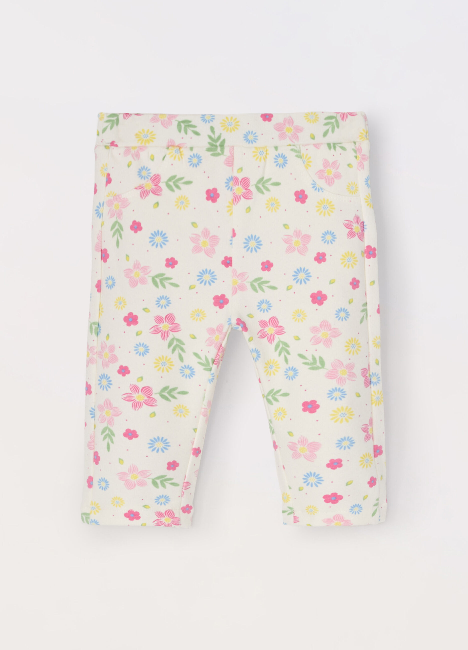 Treggings in french terry di cotone stretch neonato_0