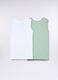 Pack 2 canotte intime in jersey di puro cotone _1