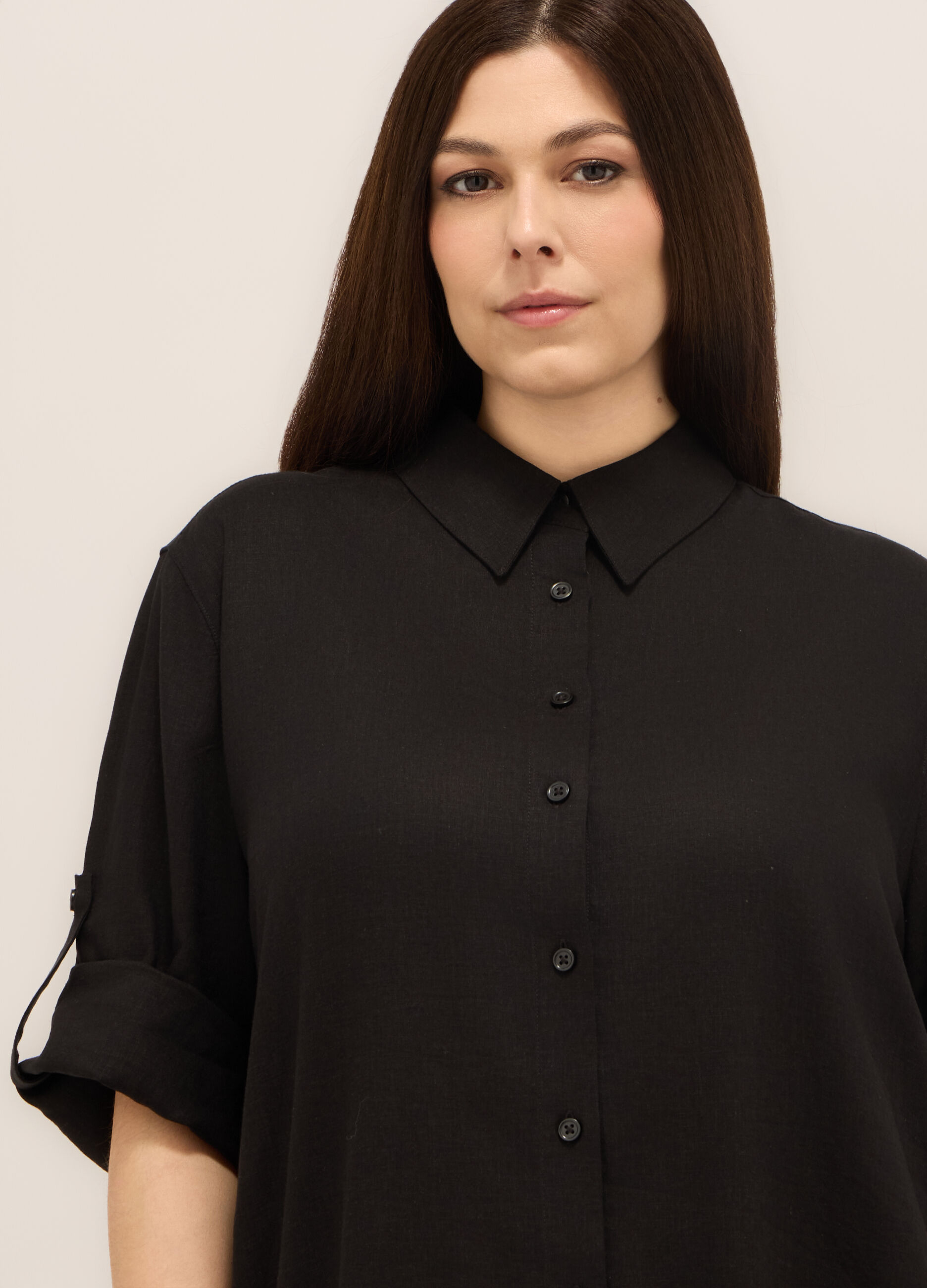 Camicia misto lino donna curvy_2
