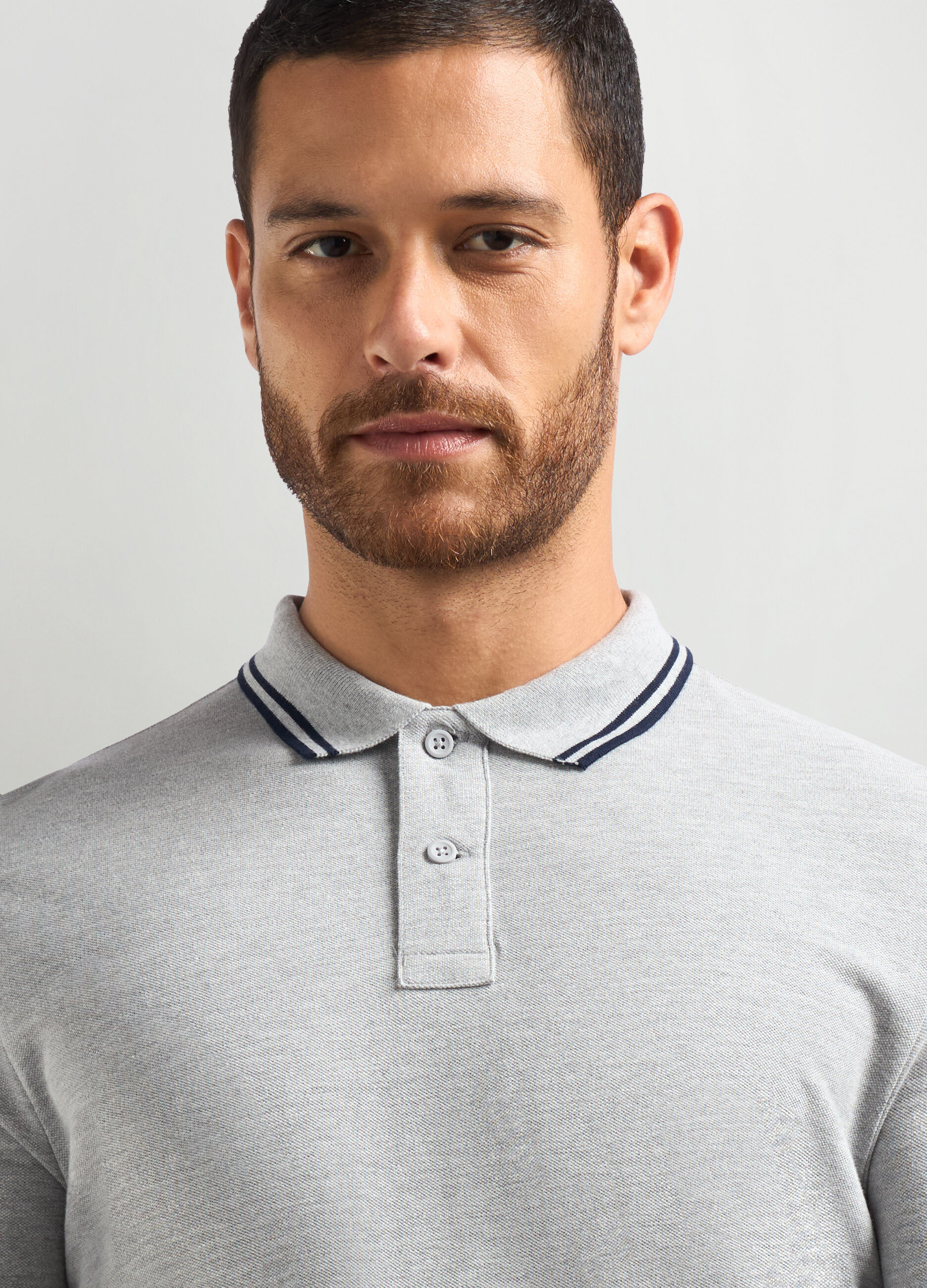 Polo in piquet di cotone uomo_2
