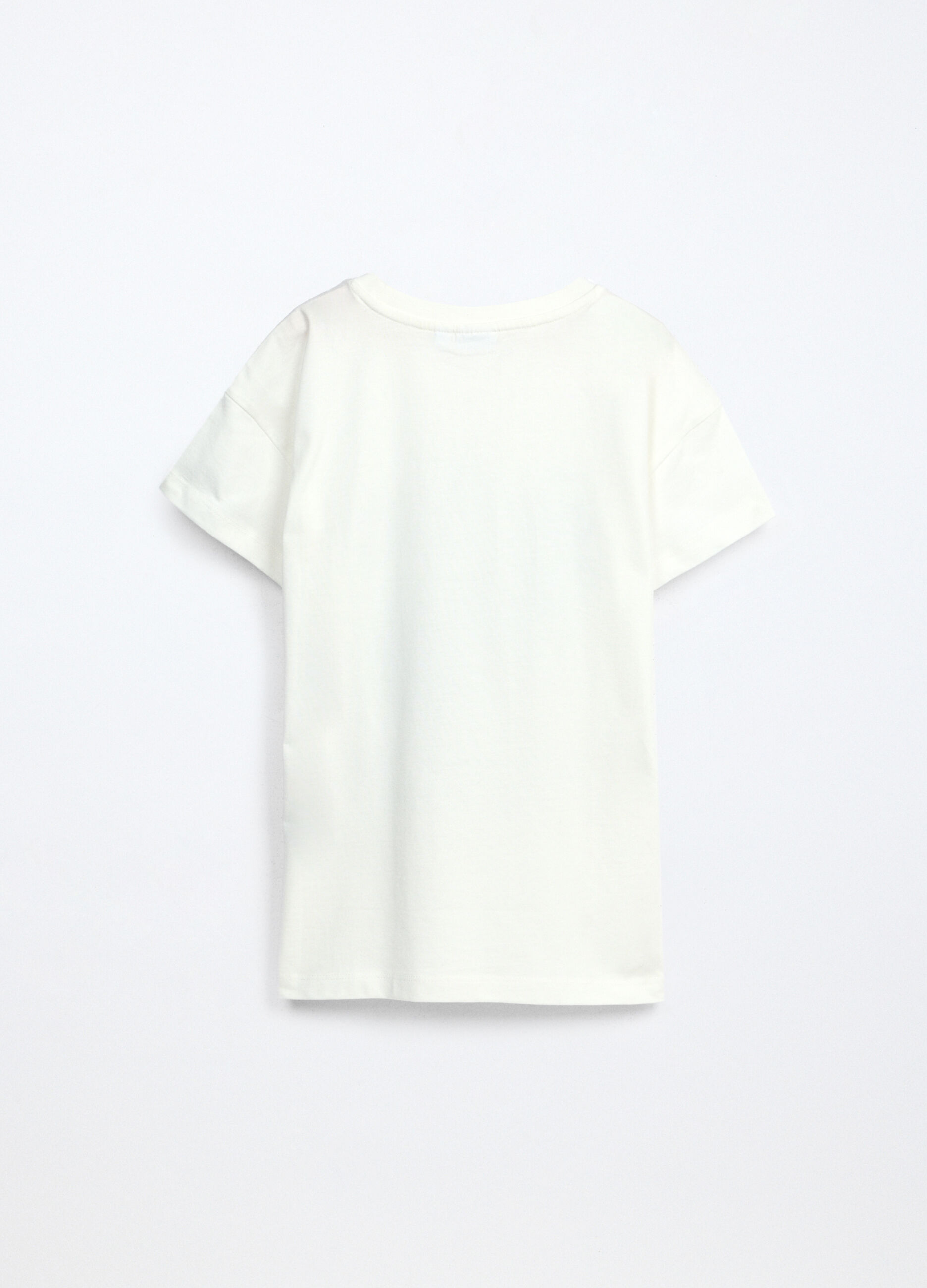 T-shirt in jersey di puro cotone ragazza_1