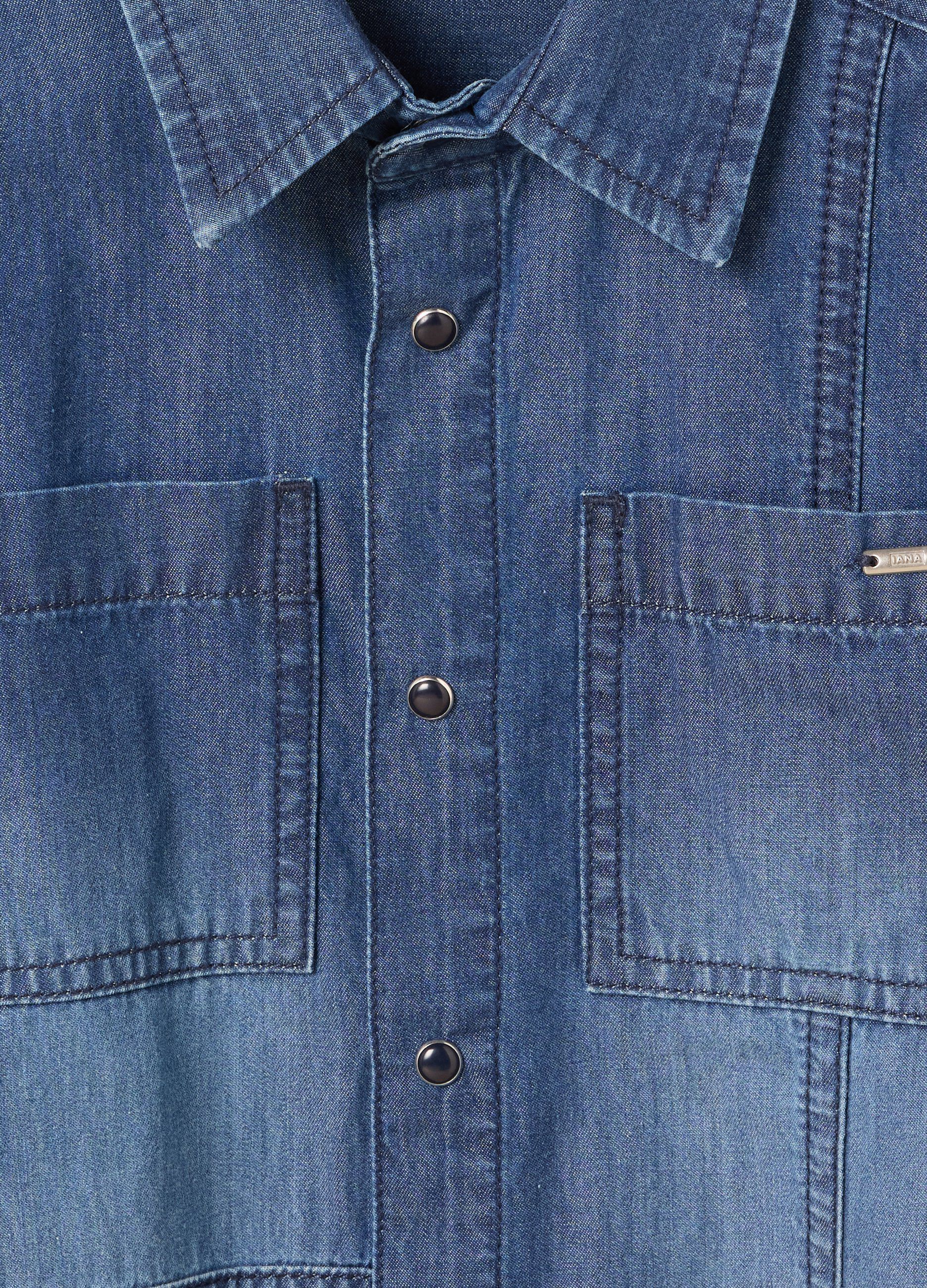 Camicia IANA in denim di puro cotone bambino_1