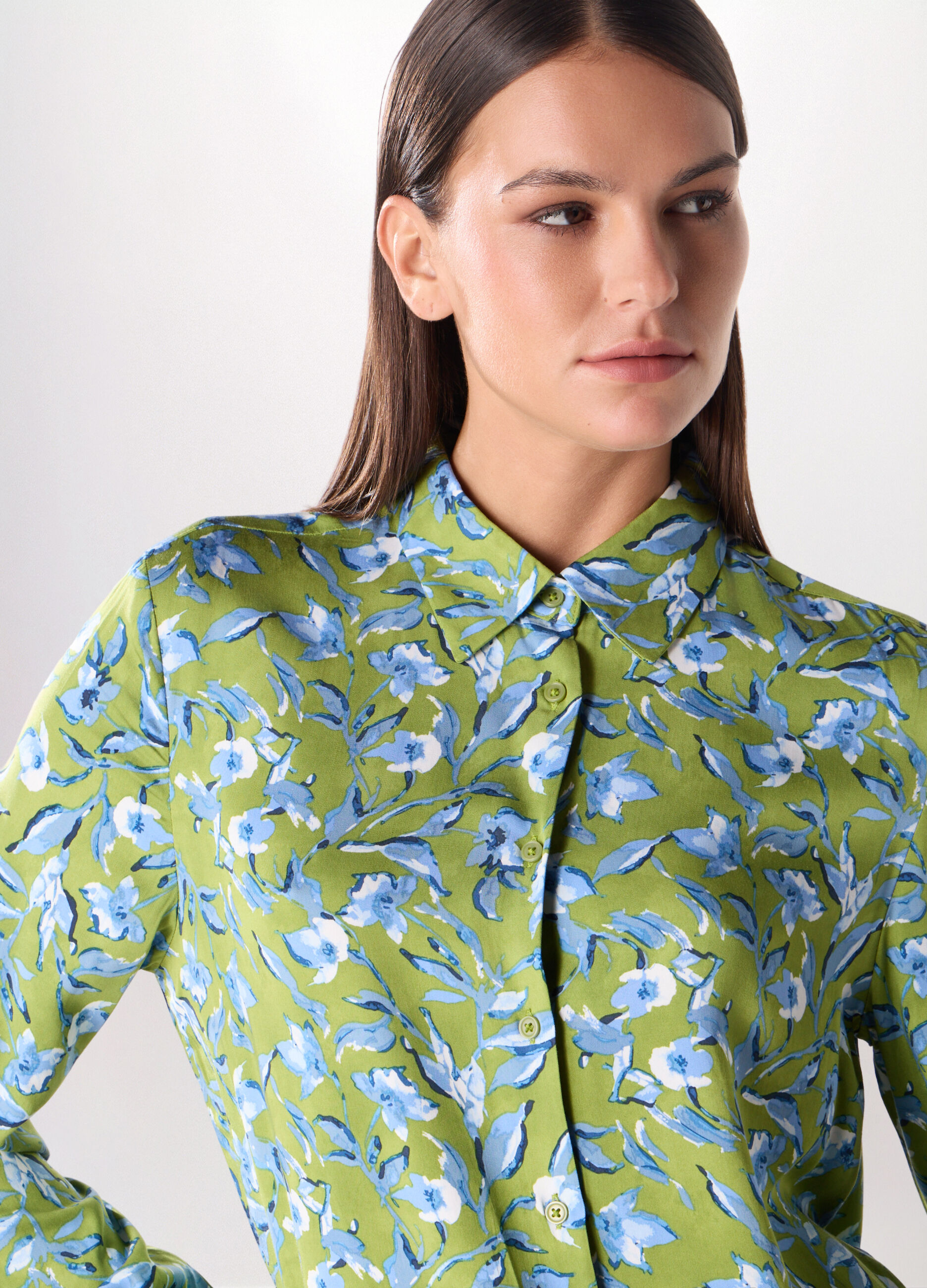 Camicia in raso di pura viscosa donna_2