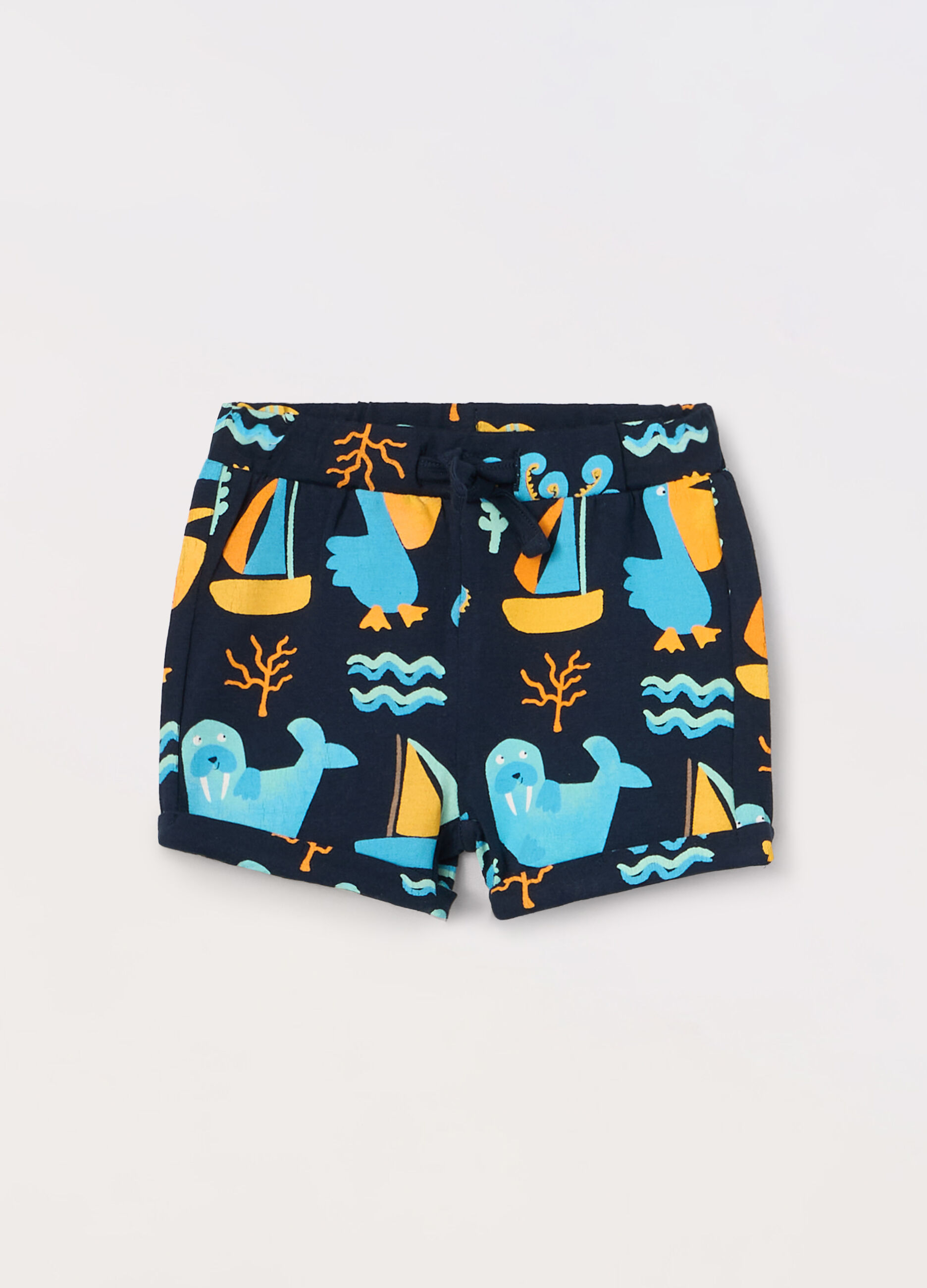 Shorts in jersey stretch neonato_0