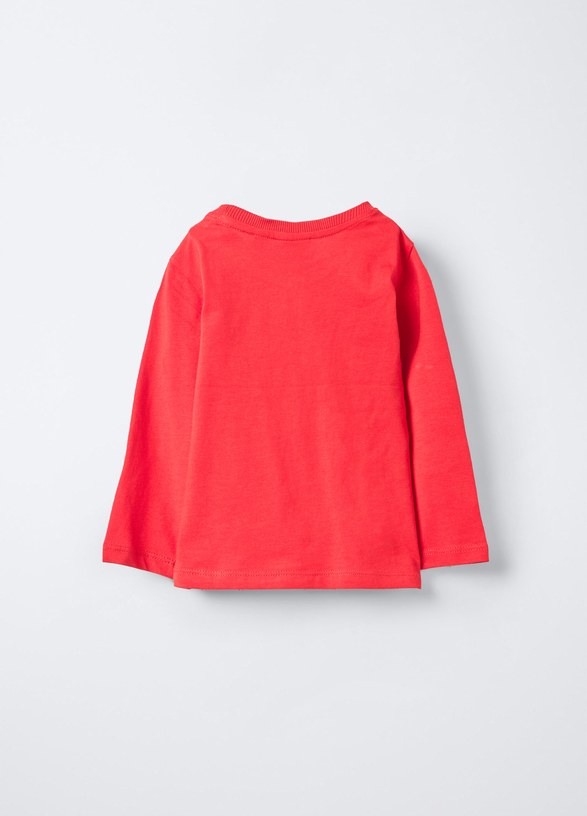 T-shirt girocollo in jersey di puro cotone bimbo_1