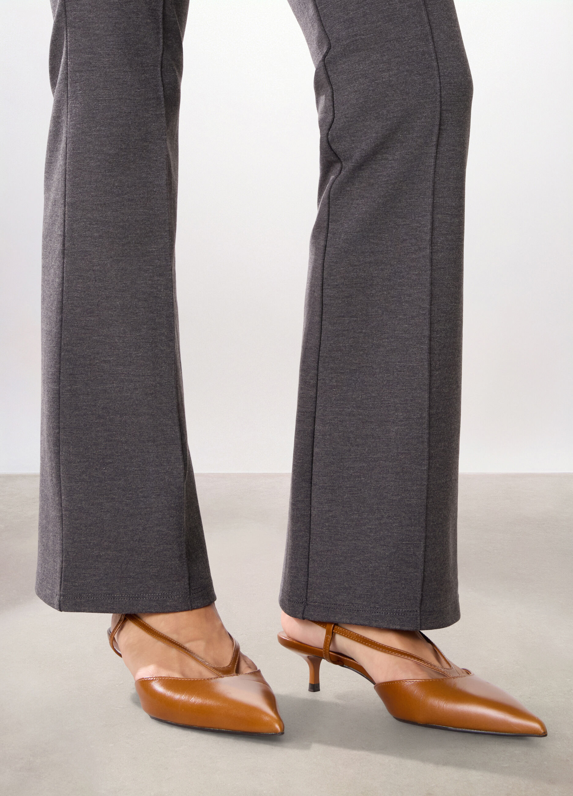 Pantaloni in poli viscosa donna_2