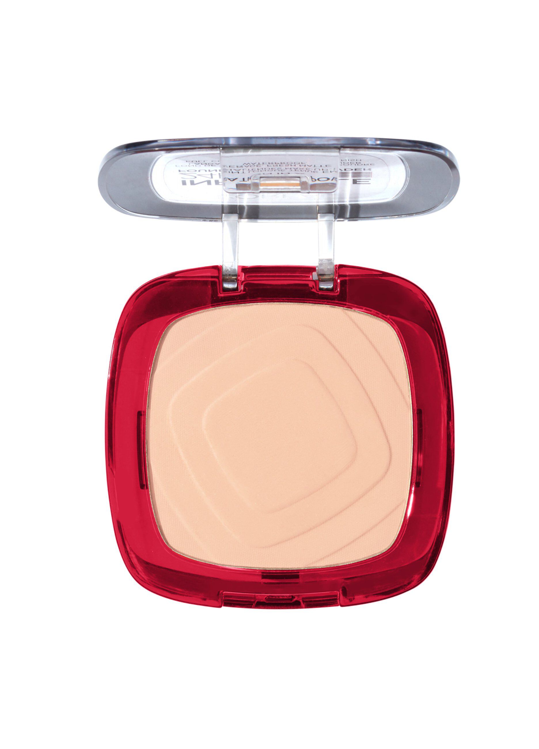 L'Oréal Paris Fondotinta compatto Infaillible 24H Fresh Wear, Formula in Polvere a Lunga Tenuta, Mask-Friendly, Low-Transfer e Waterproof, Copre come un fondotinta e opacizza come una polvere, 180 Sable Rosé/Rose Sand.