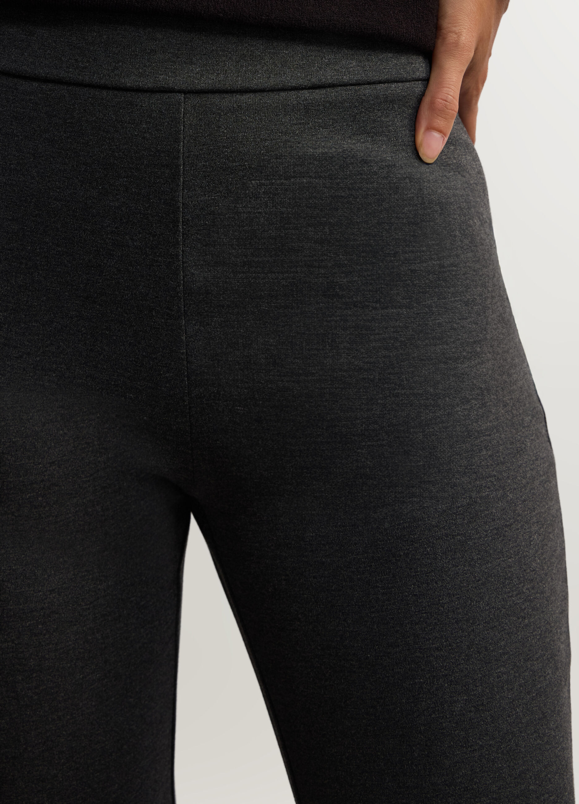 Pantaloni Slim Fit in Punto Milano donna_3
