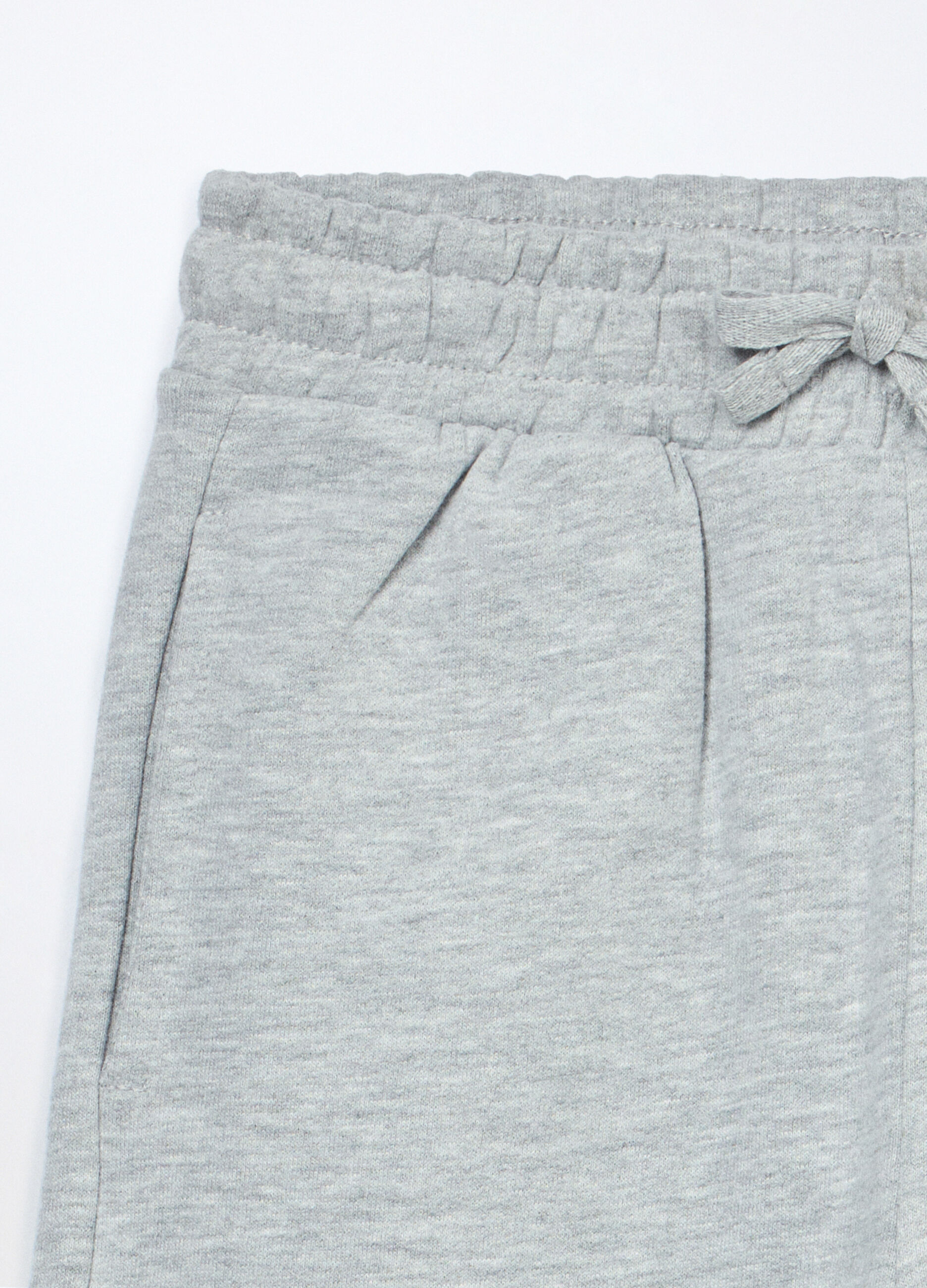 Jogger in french terry di puro cotone ragazza_2