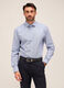 Camicia regular fit colletto classico in misto cotone uomo_0
