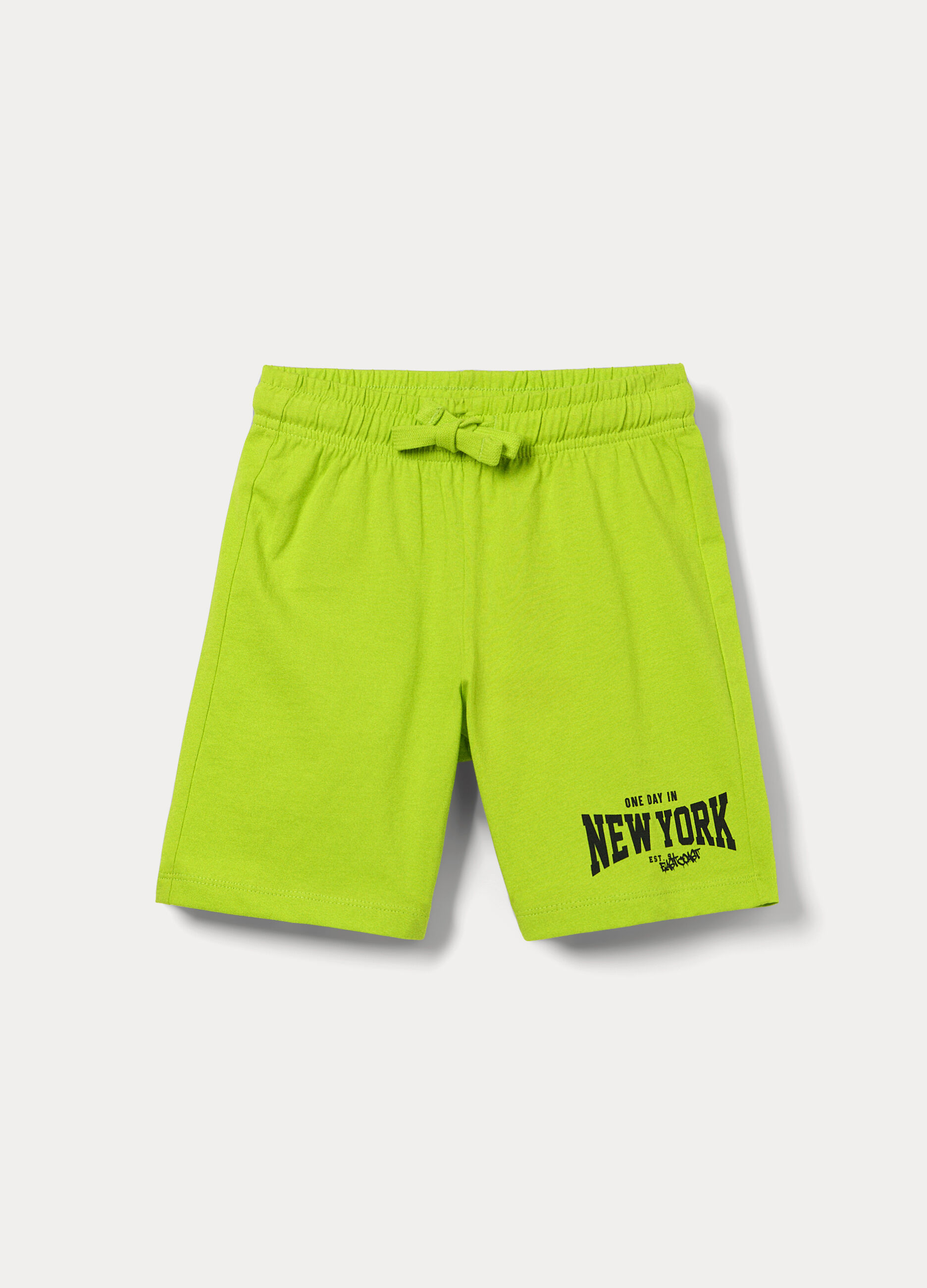 Shorts in jersey di puro cotone bambino_0