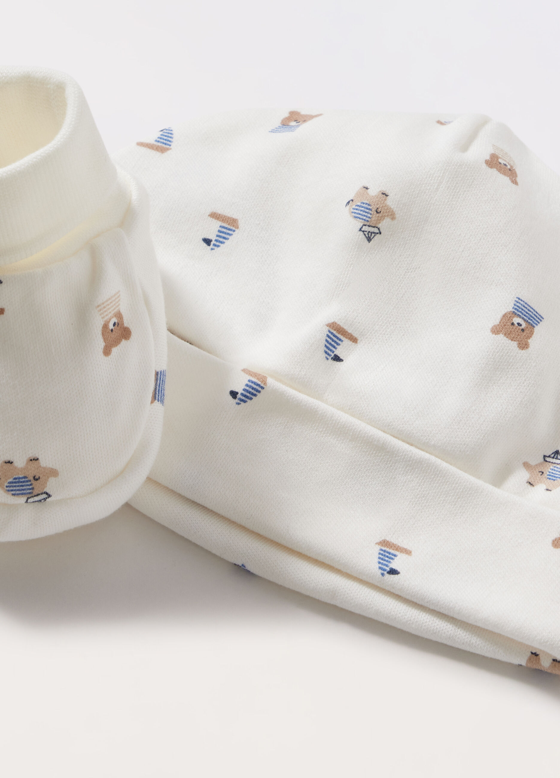 Set berretto + scarpette neonato_1
