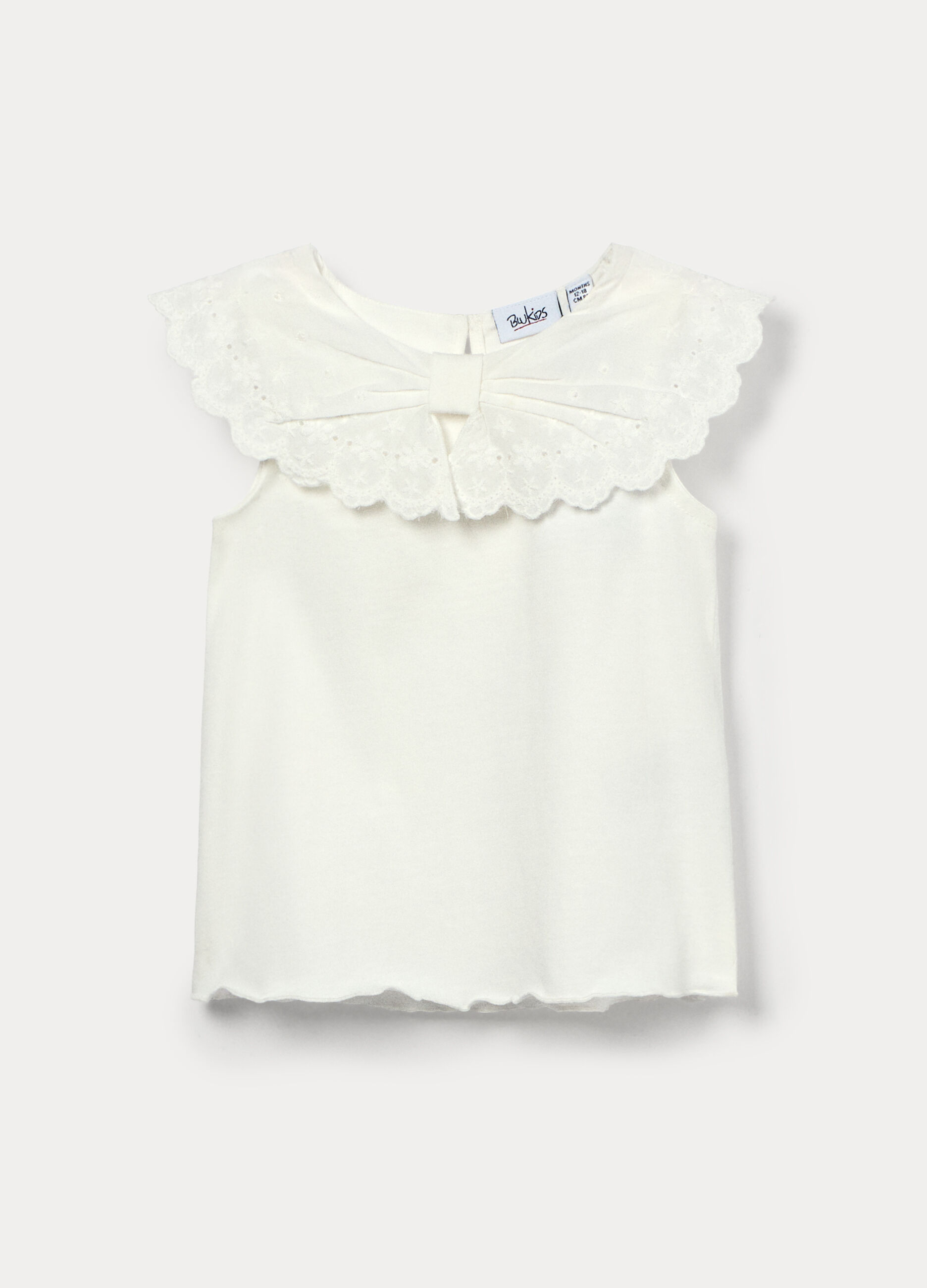 Canotta in jersey di puro cotone bimba_0