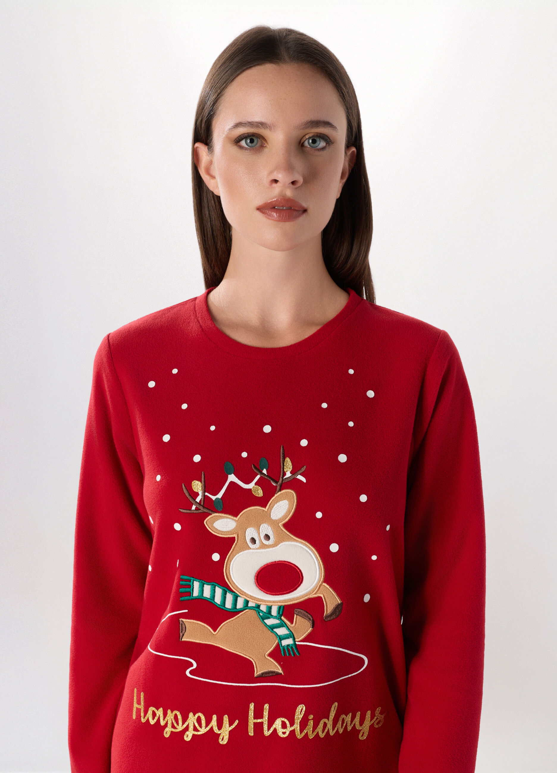 Set pigiama lungo in micropile donna_2