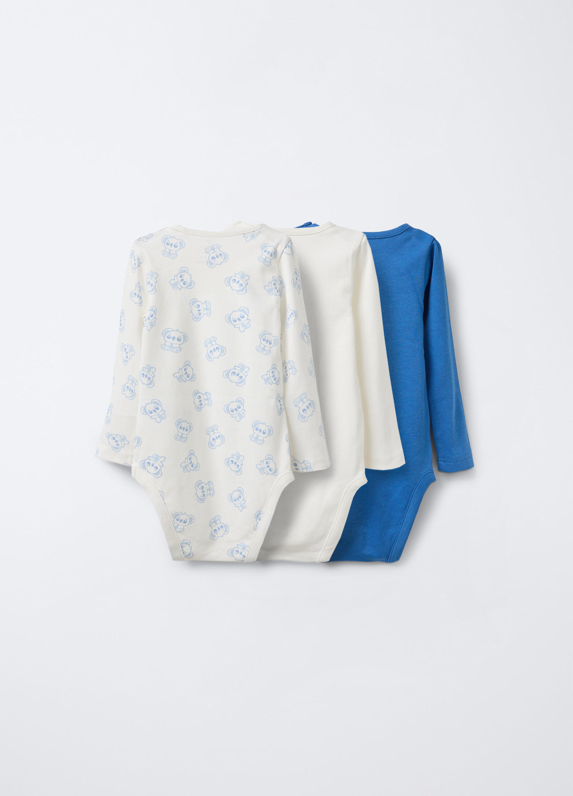 Pack 3 body in interlock di puro cotone _1
