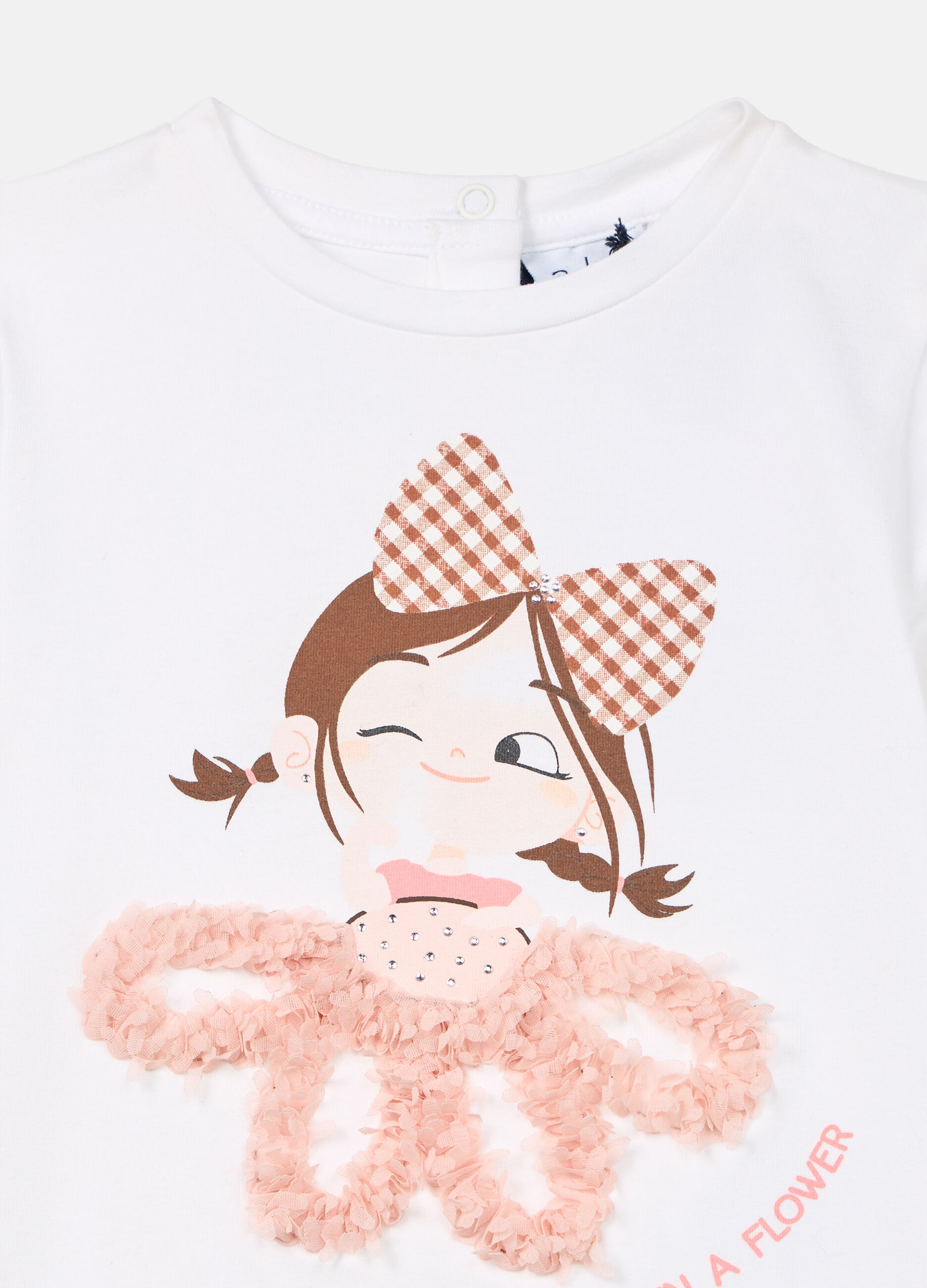 Jogging set in jersey di cotone stretch bimba_2