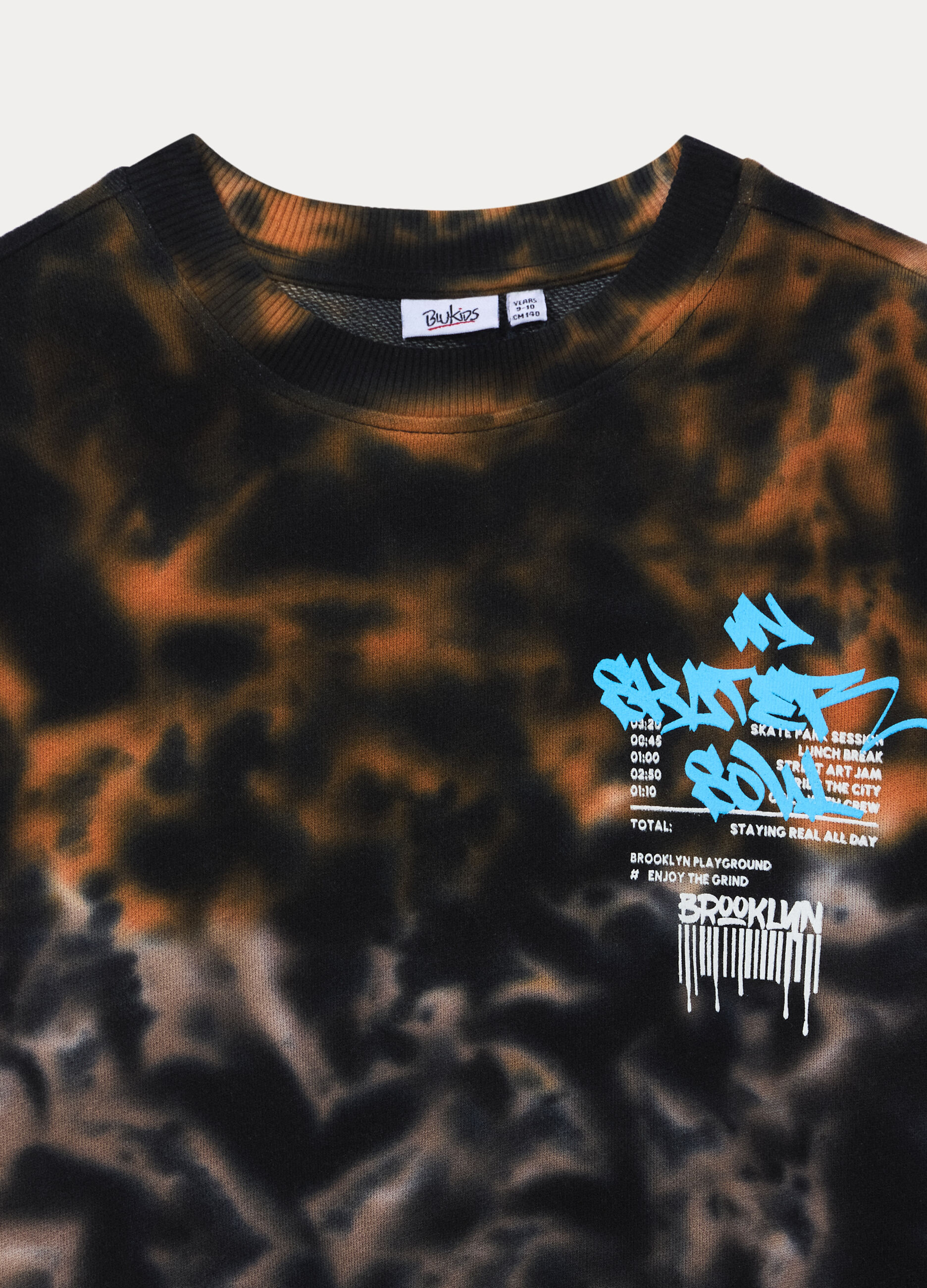 Felpa girocollo in french terry ragazzo_2