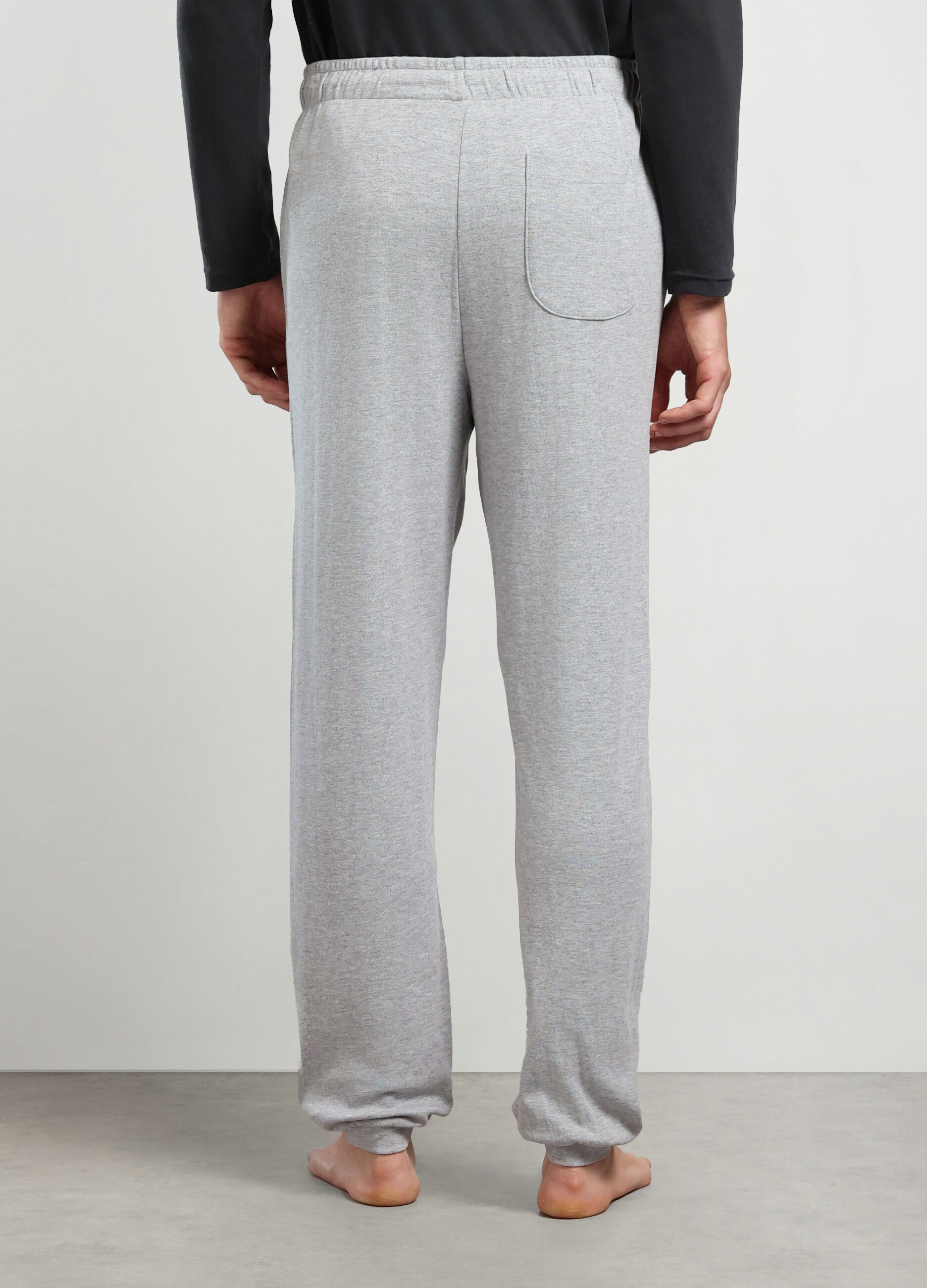 Jogger in interlock di cotone uomo_1