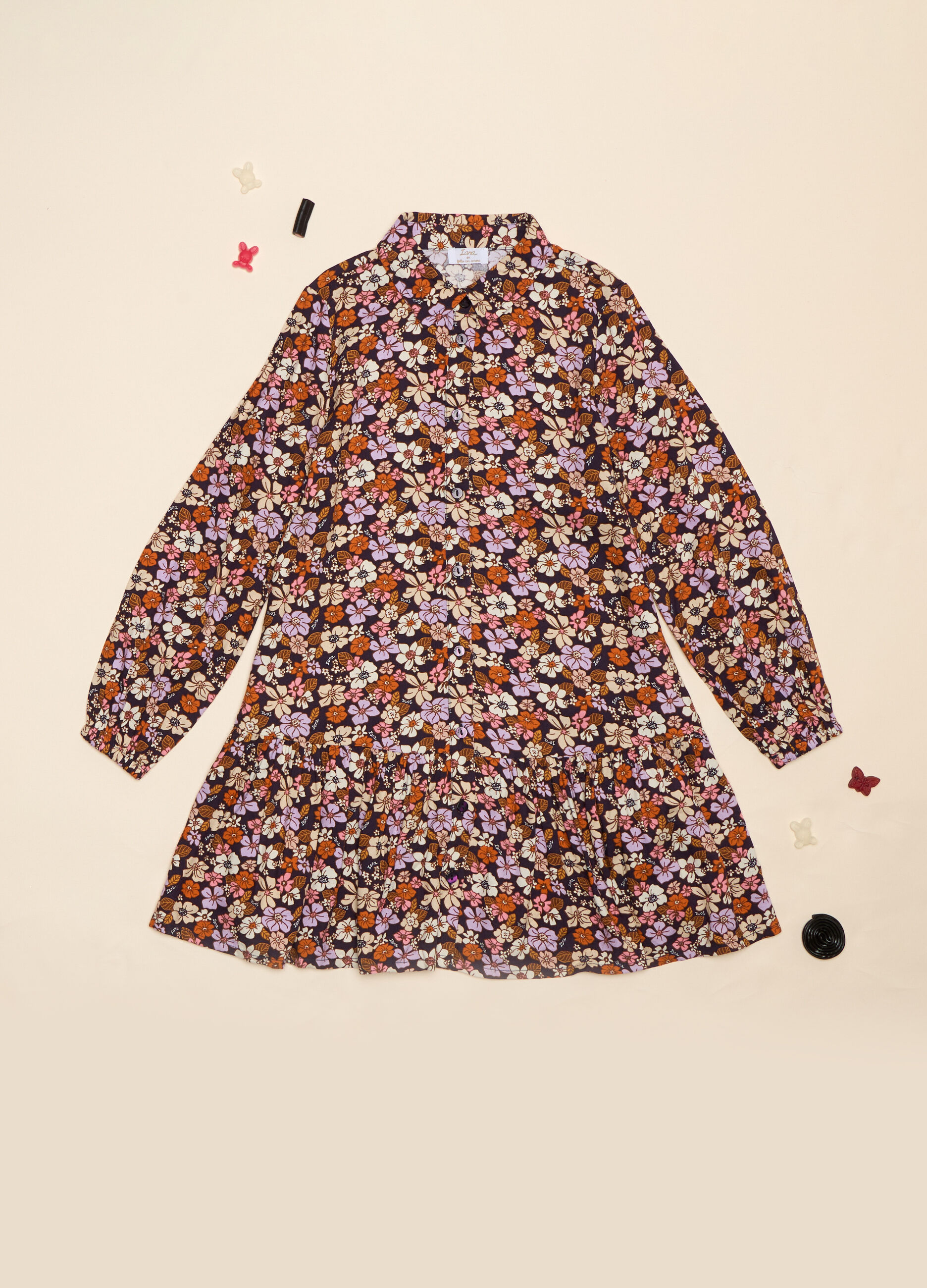 Vestito a fiori in pura viscosa_0