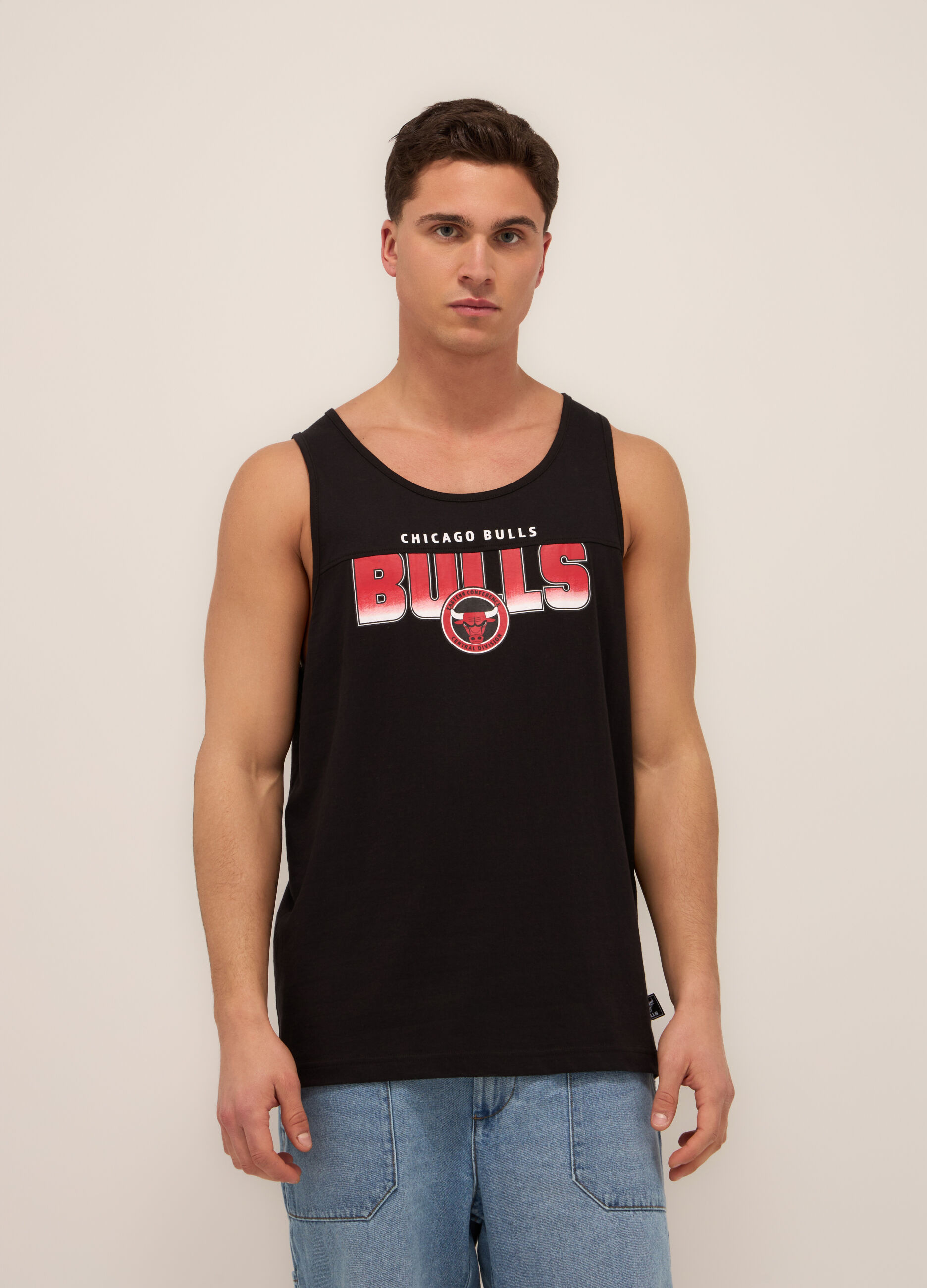 Canotta basketball in jersey uomo