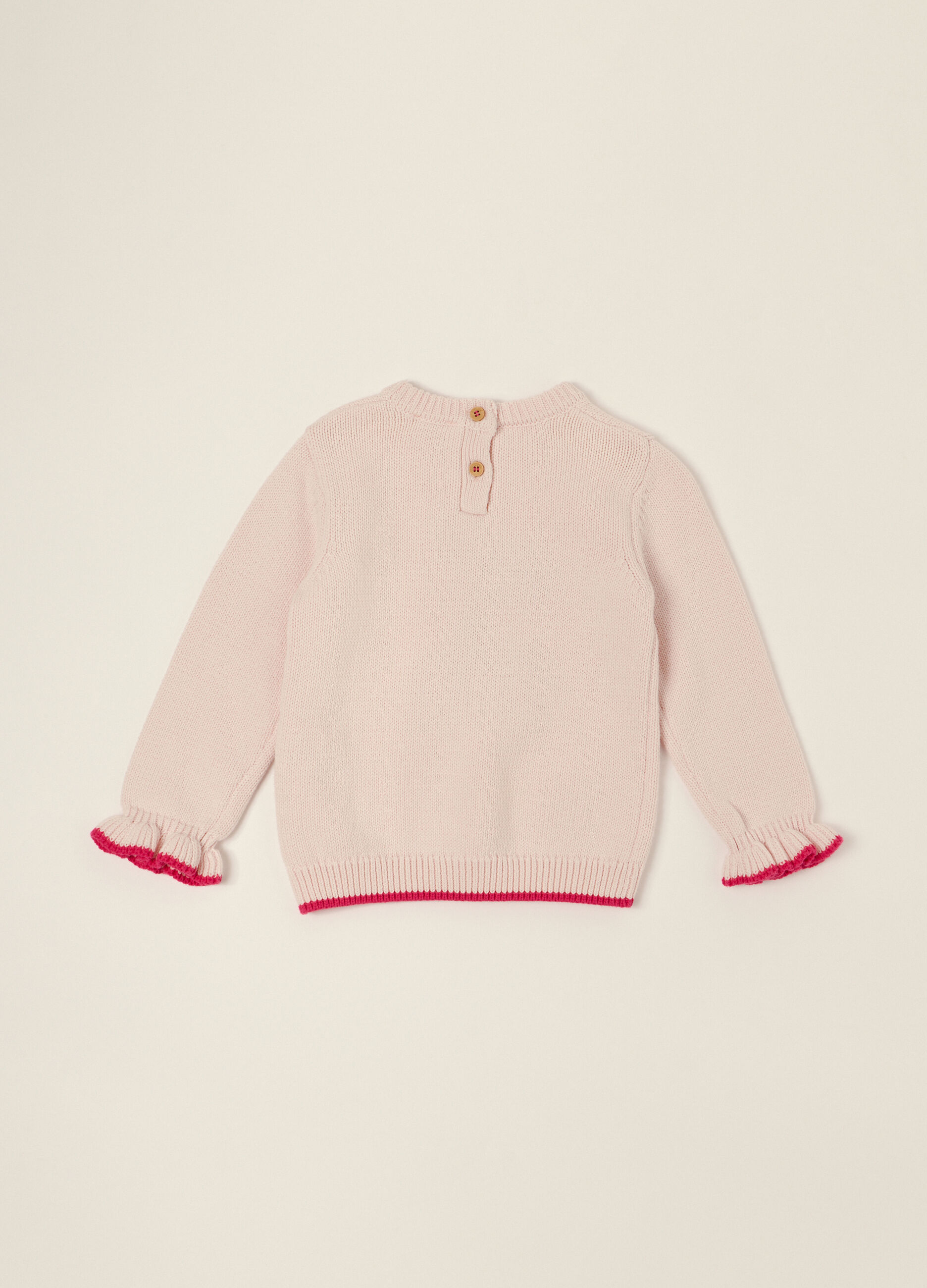 Maglioncino jaquard in puro cotone IANA_1