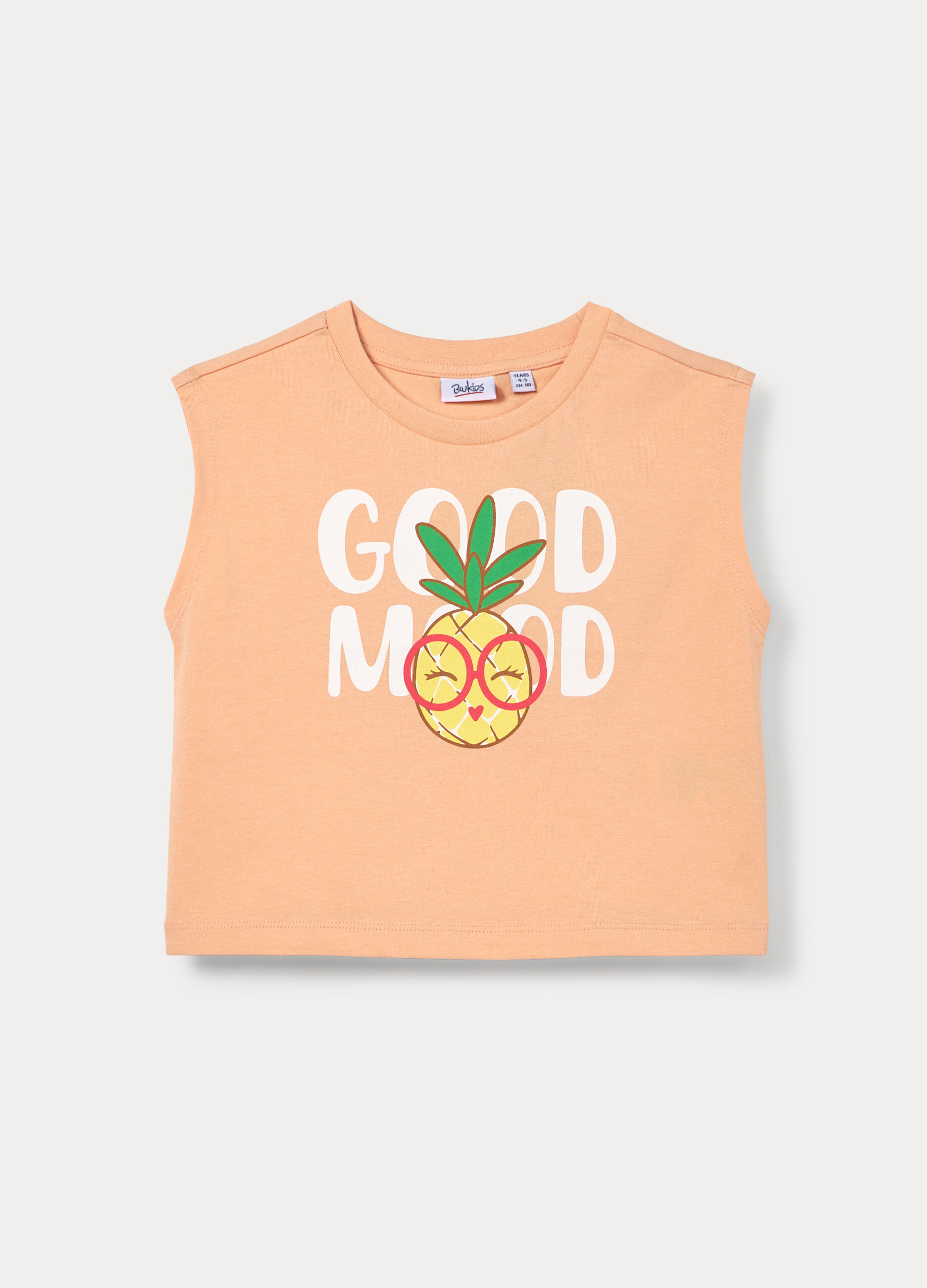 Top in jersey di puro cotone bambina_0