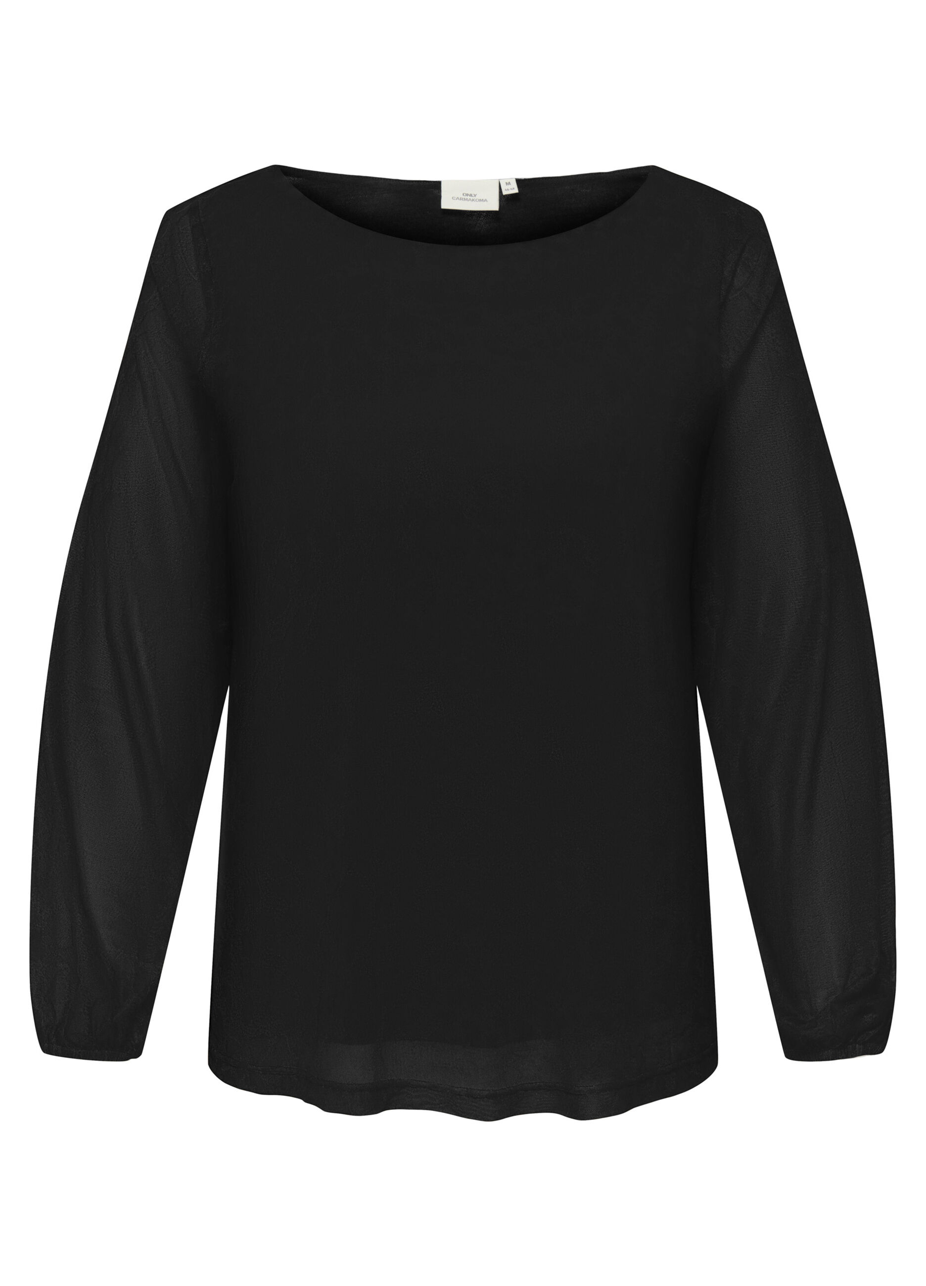 Blusa a maniche lunghe con scollo a barca_5