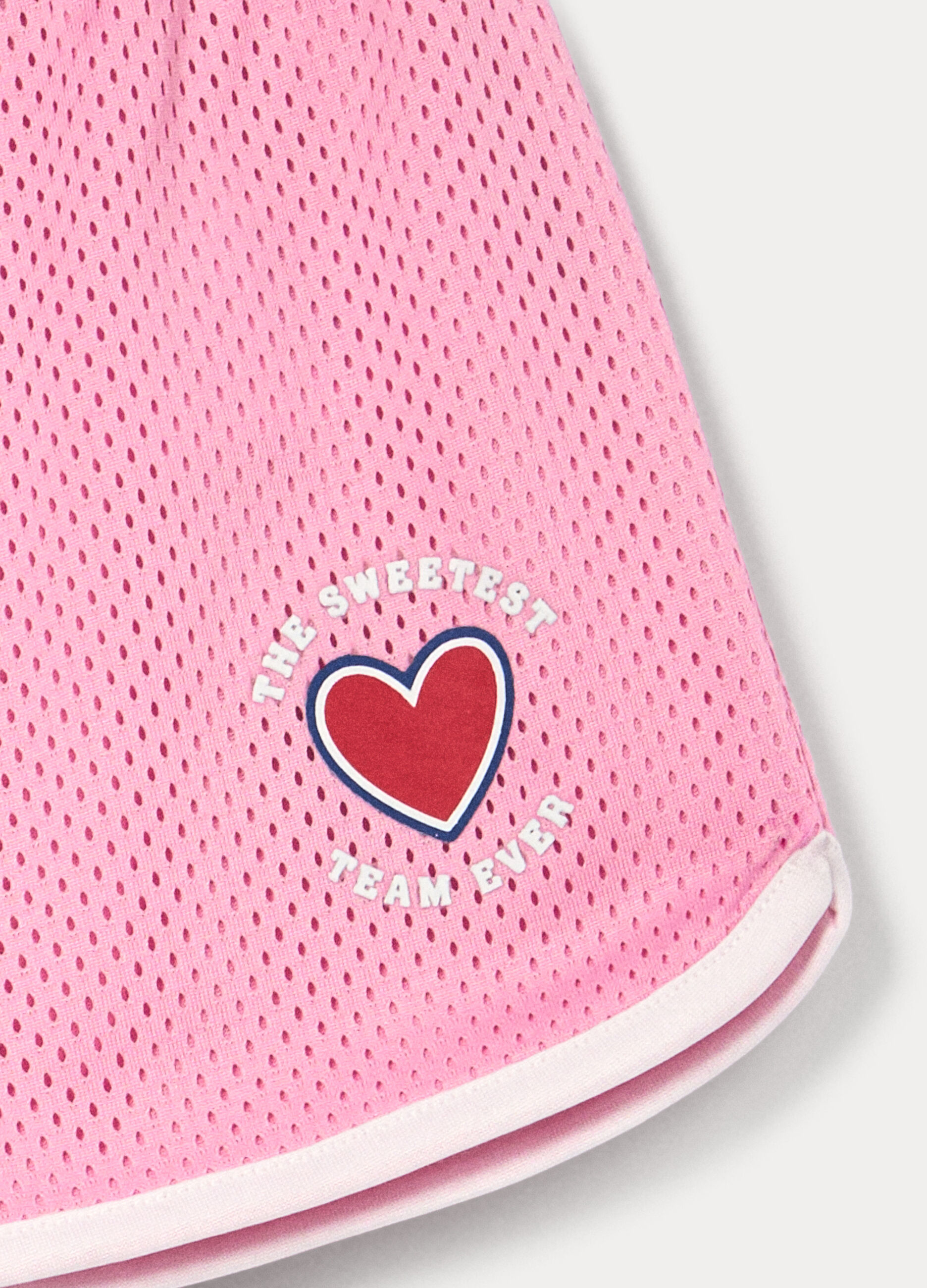 Shorts in mesh bambina_2